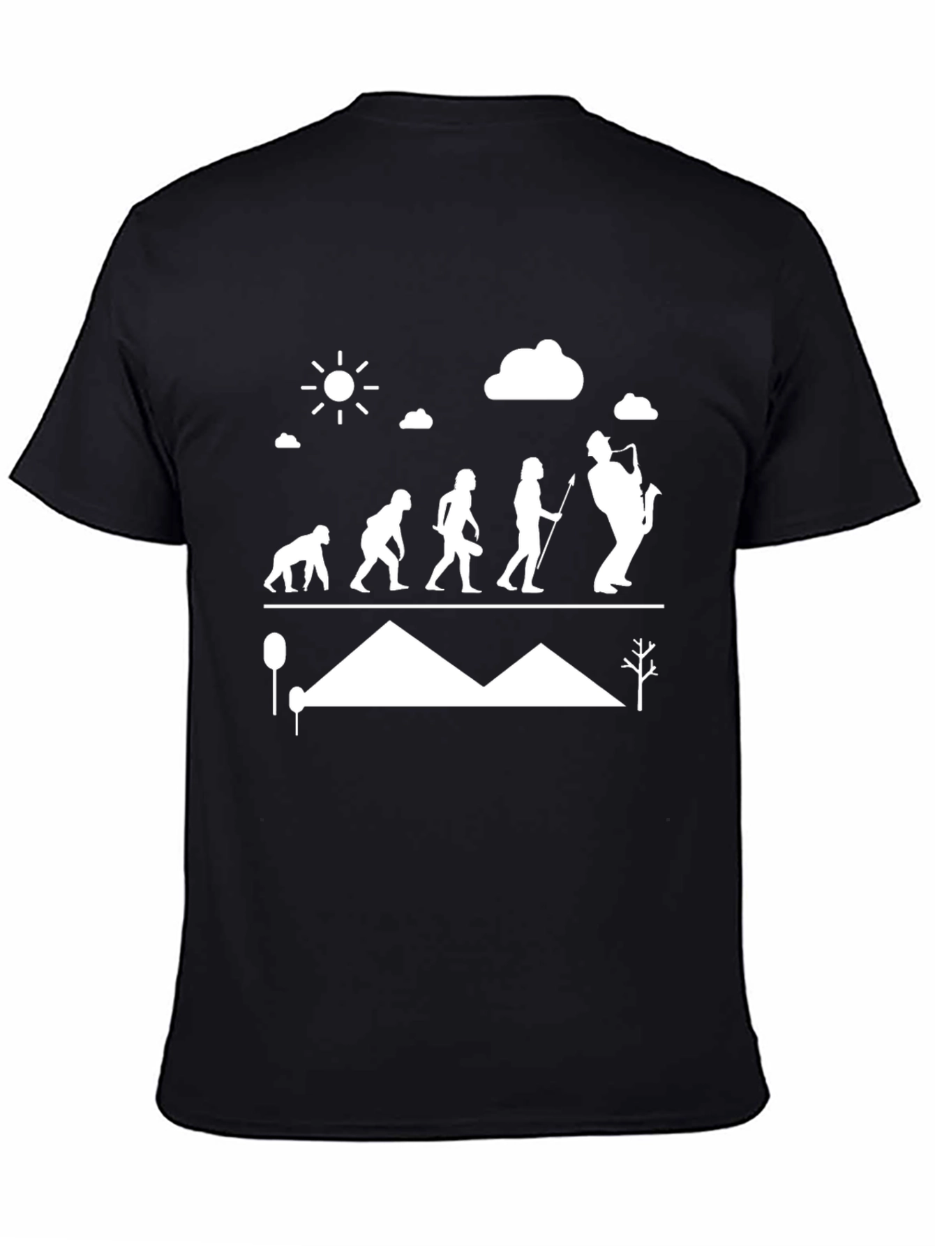 Evolution of Saxophone Player T-Shirt