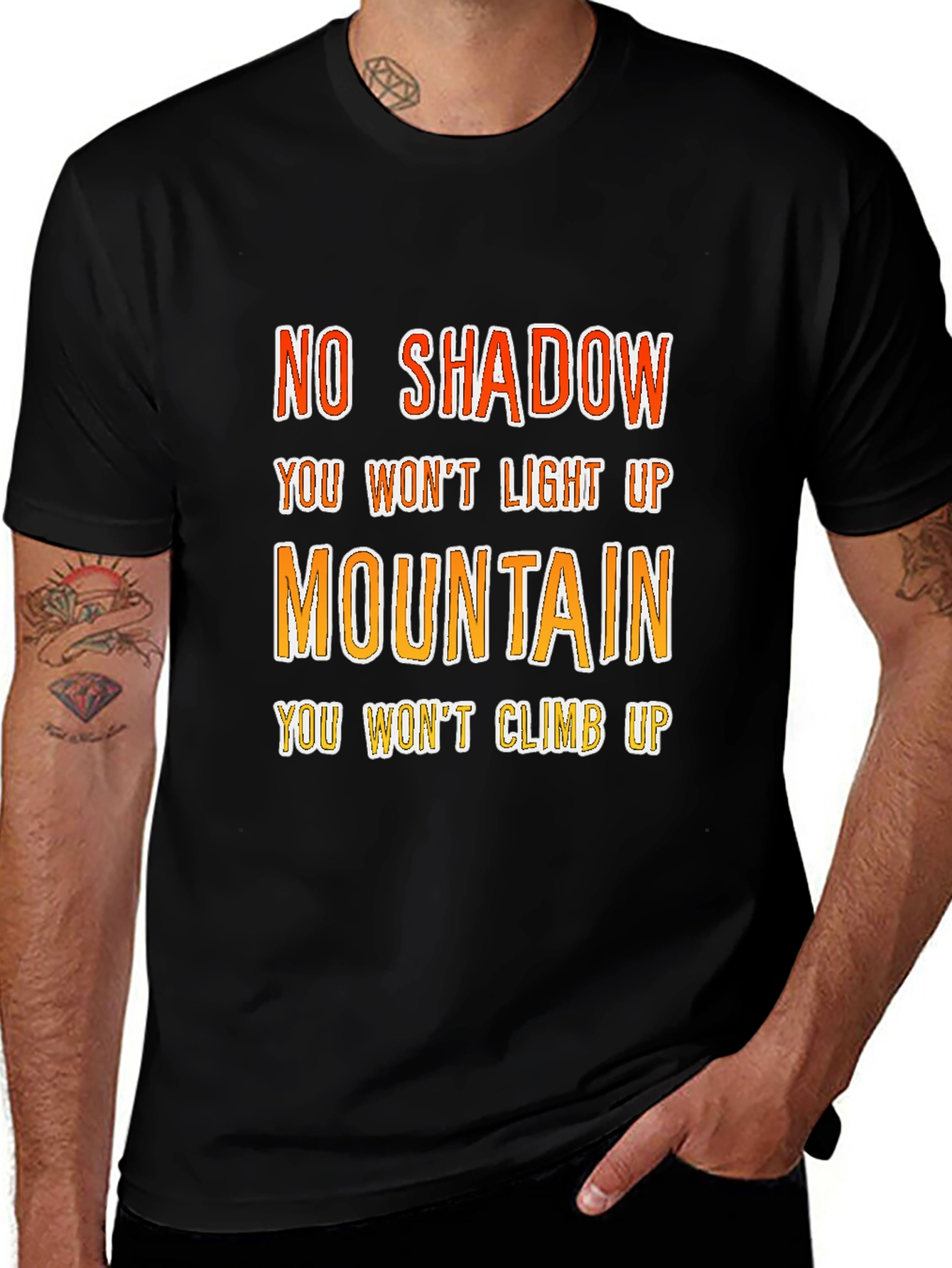No Shadow Mountain Climb Tee