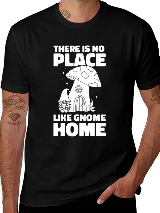 Gnome Home Black T-Shirt