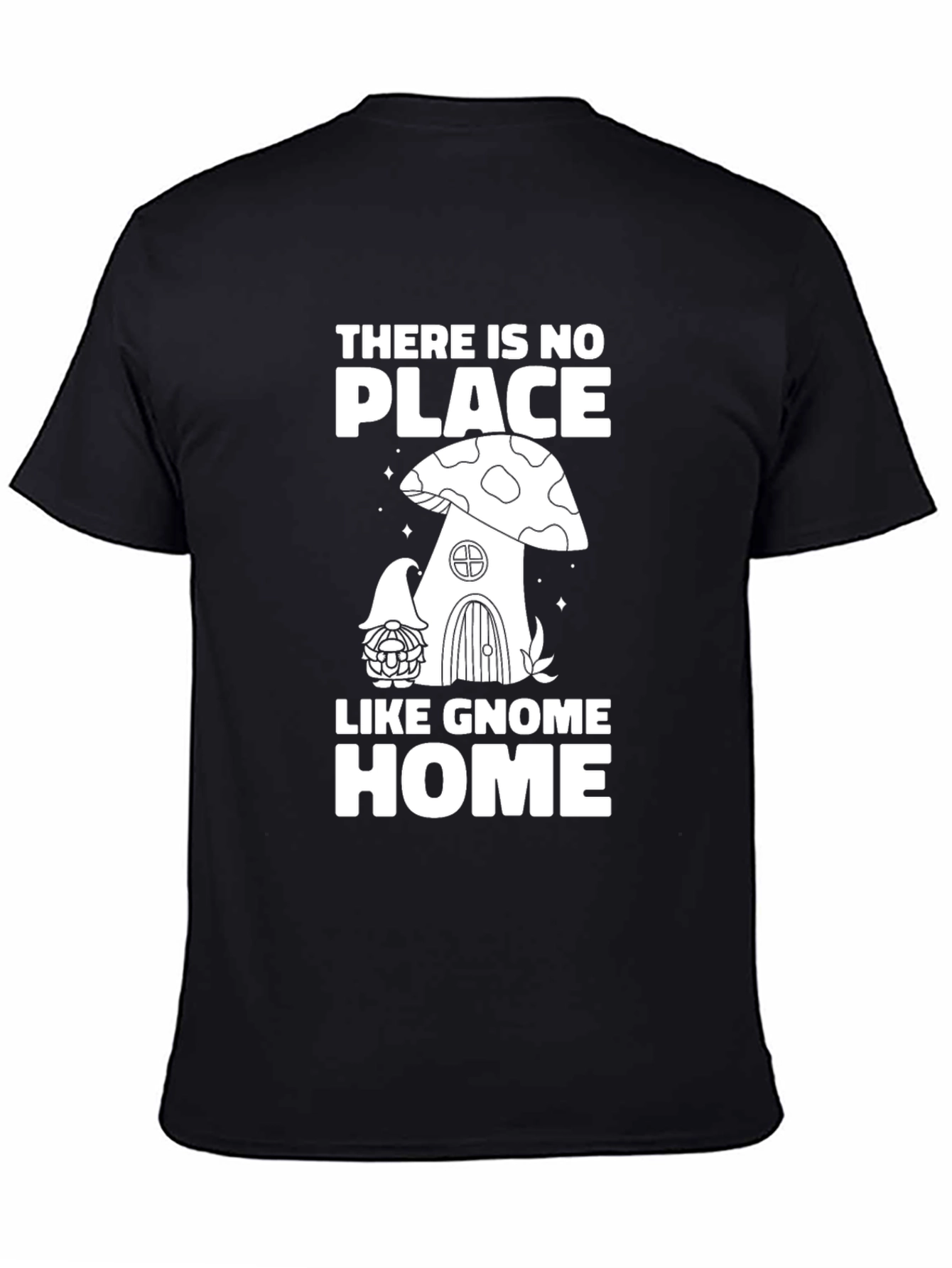 Gnome Home Black T-Shirt
