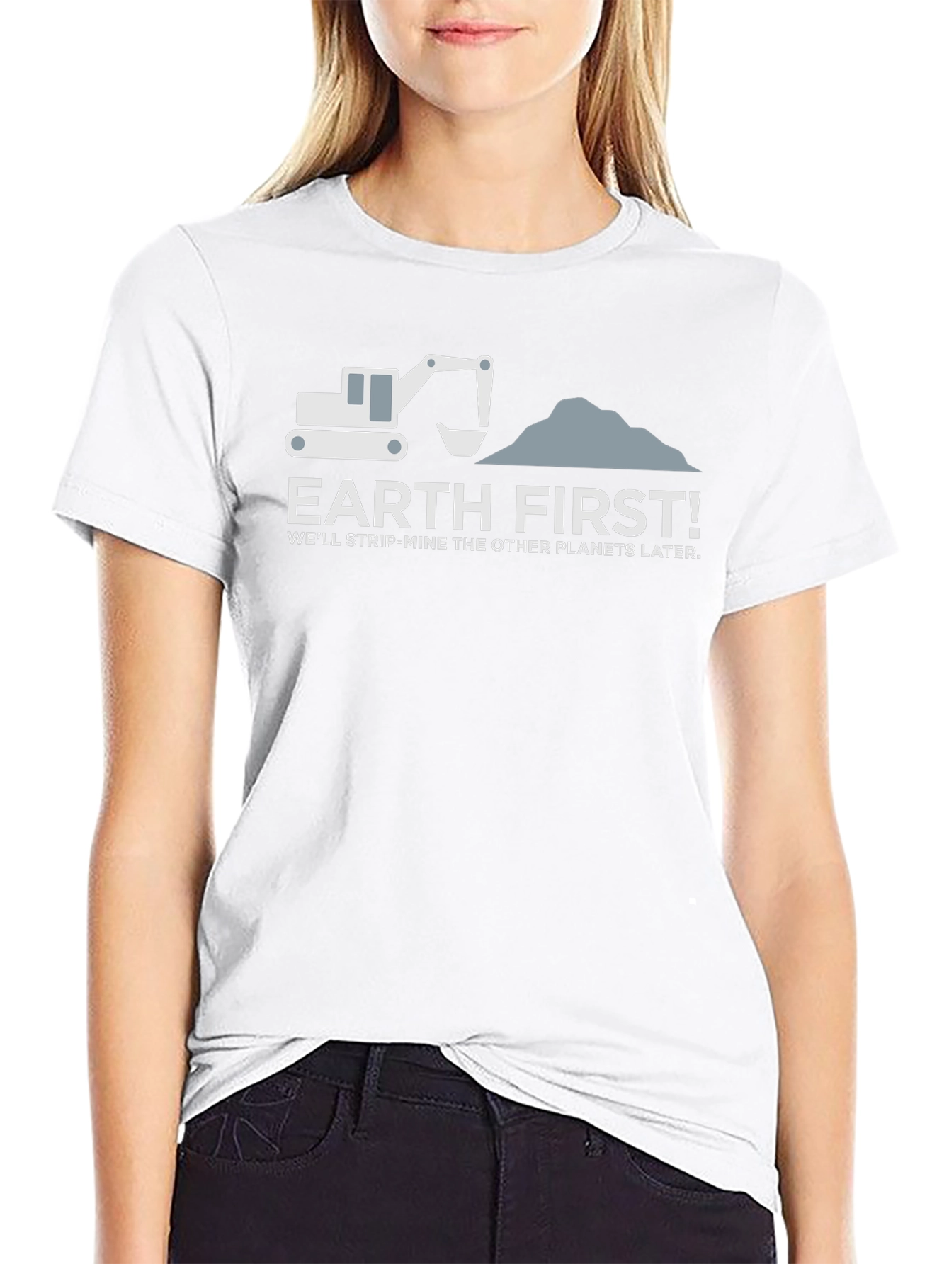 Earth First Funny Environmental T-Shirt
