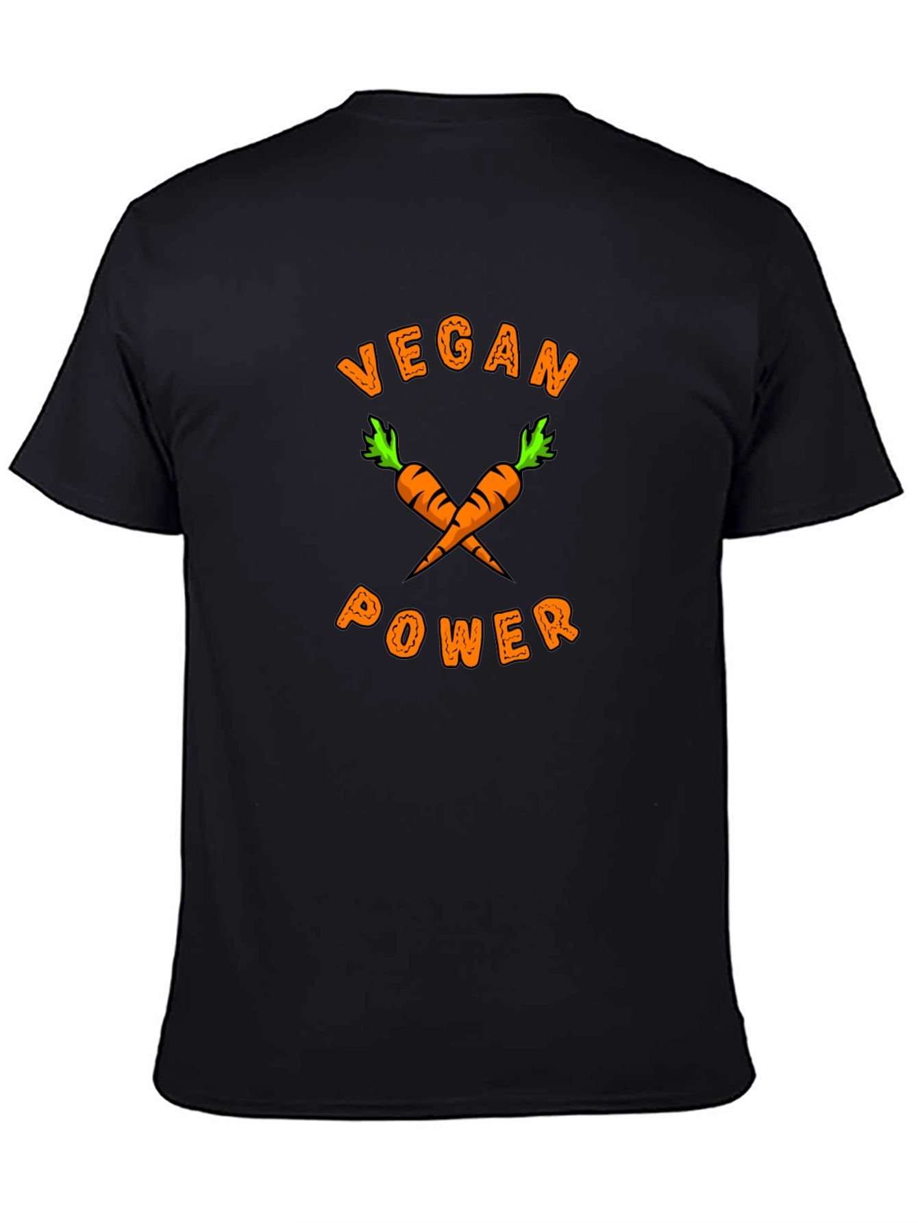 Vegan Power T-Shirt - Carrot Graphic Tee