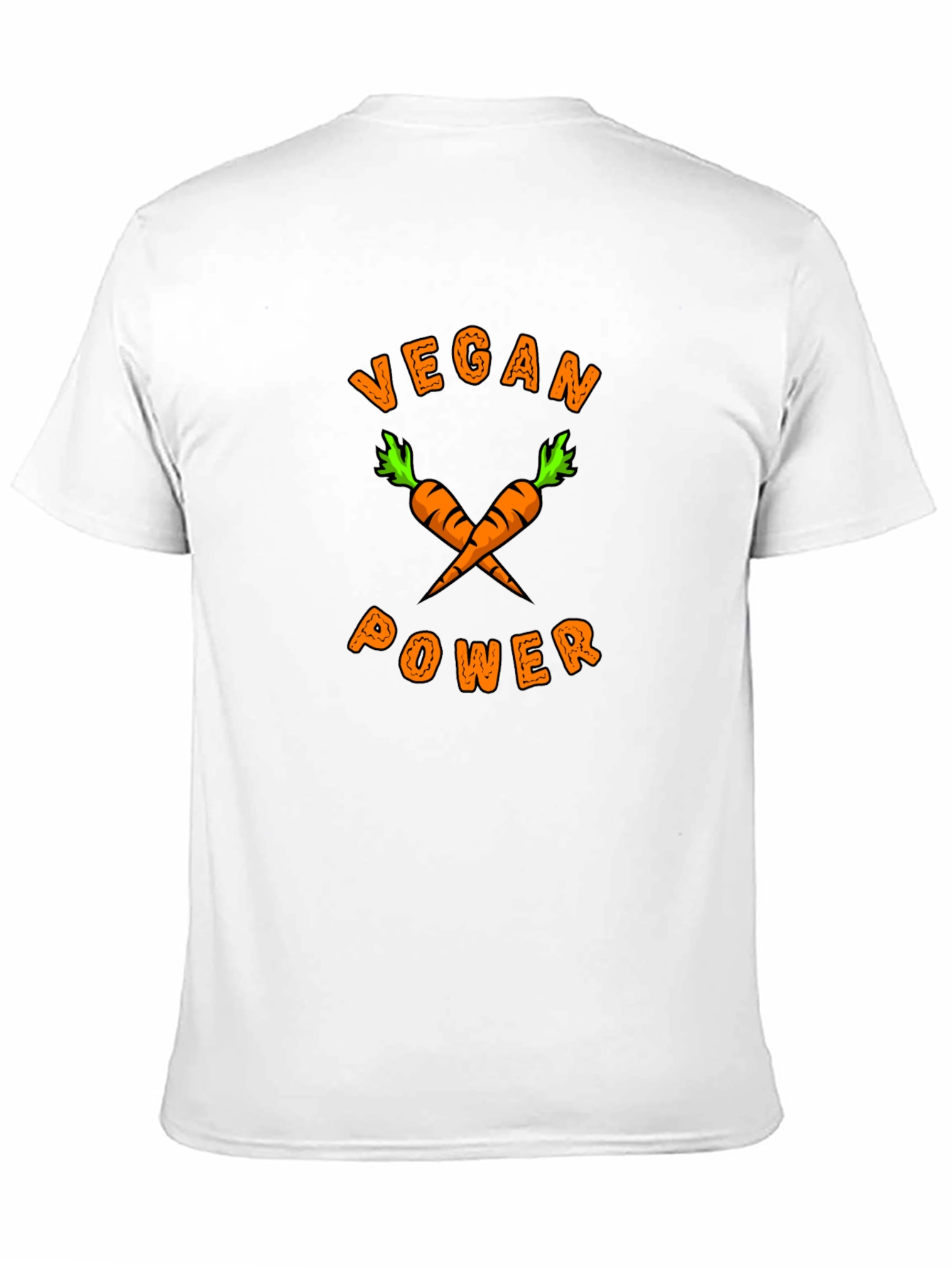 Vegan Power T-Shirt - Carrot Graphic Tee