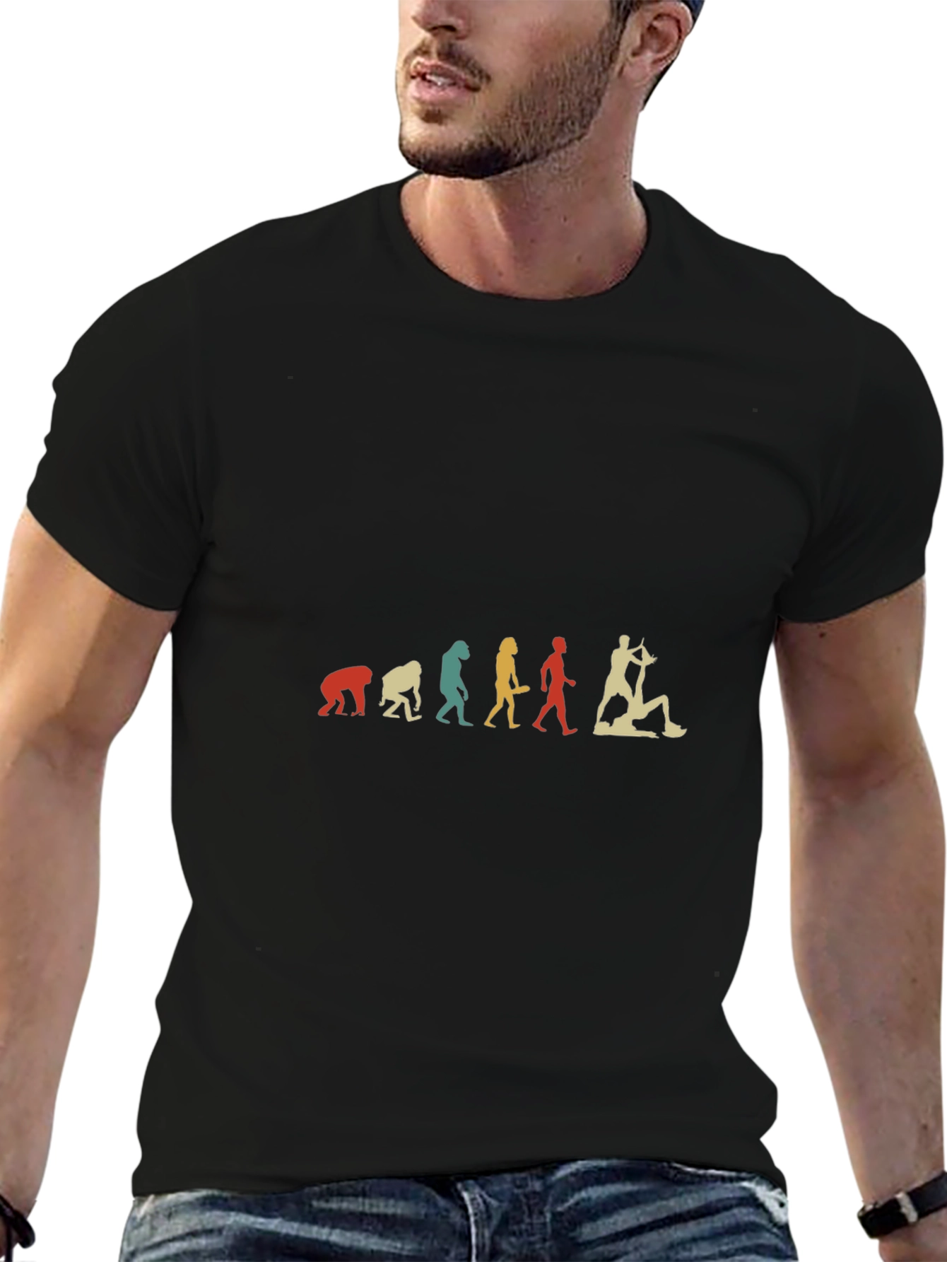 Evolution Rock Climbing Black T-Shirt
