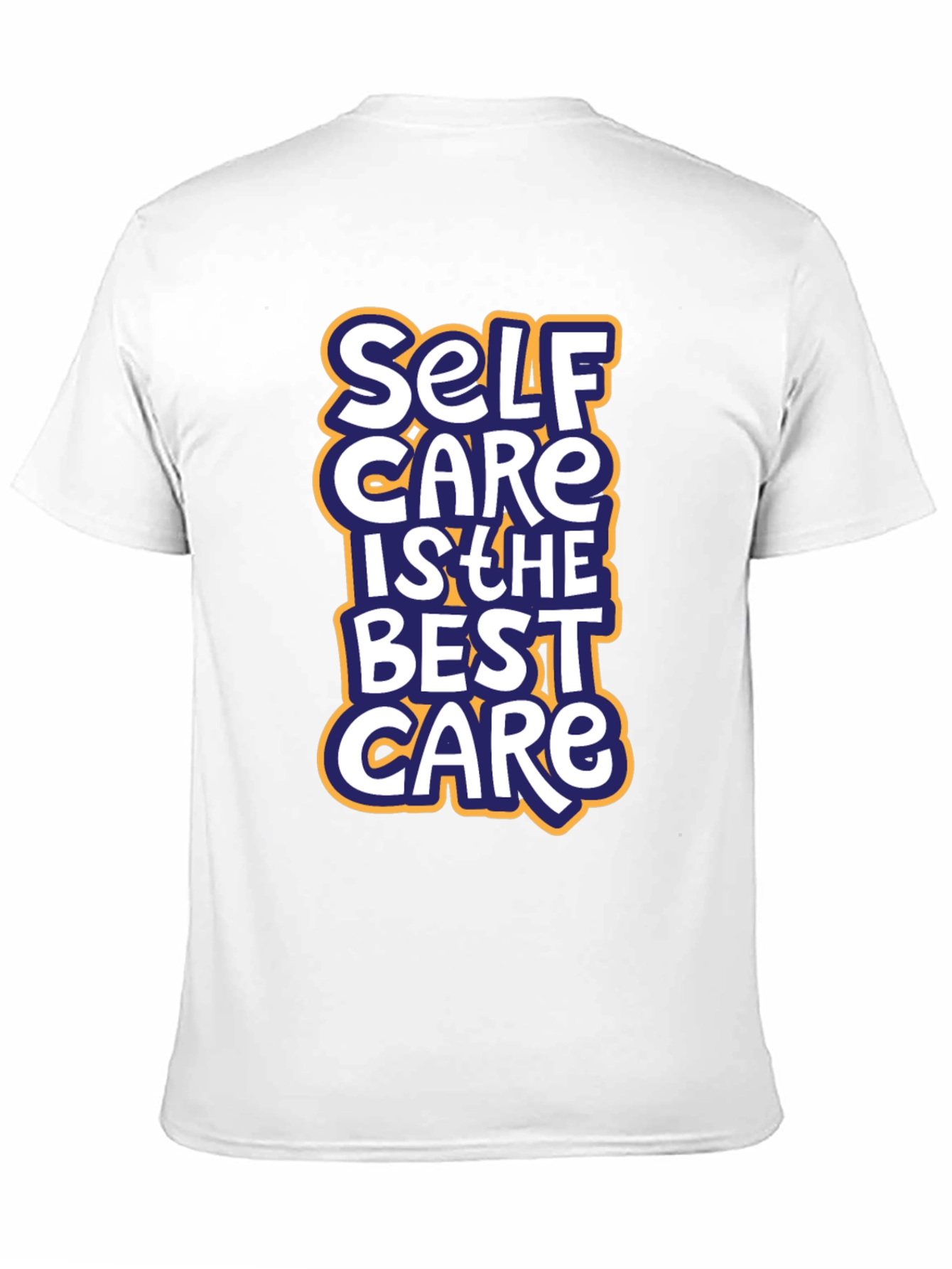 Self Care Graphic Tee - Black Cotton T-Shirt