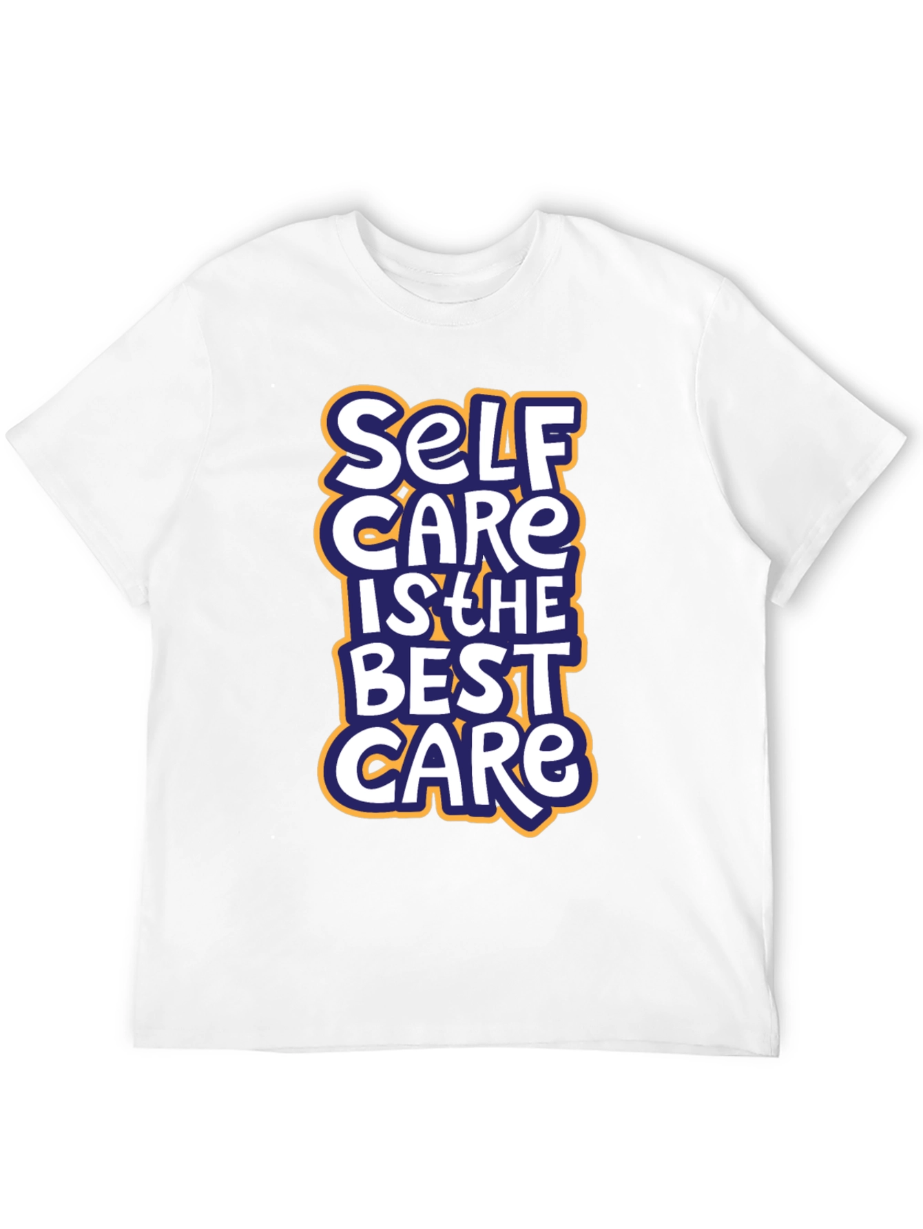 Self Care Graphic Tee - Black Cotton T-Shirt