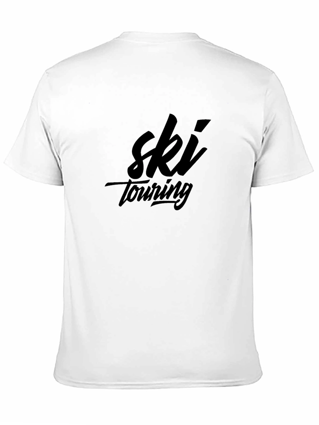 Ski Touring Black Graphic Tee