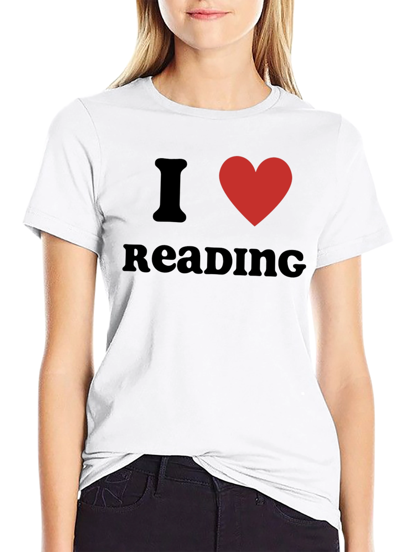 I Love Reading T-Shirt - Comfortable Cotton Blend