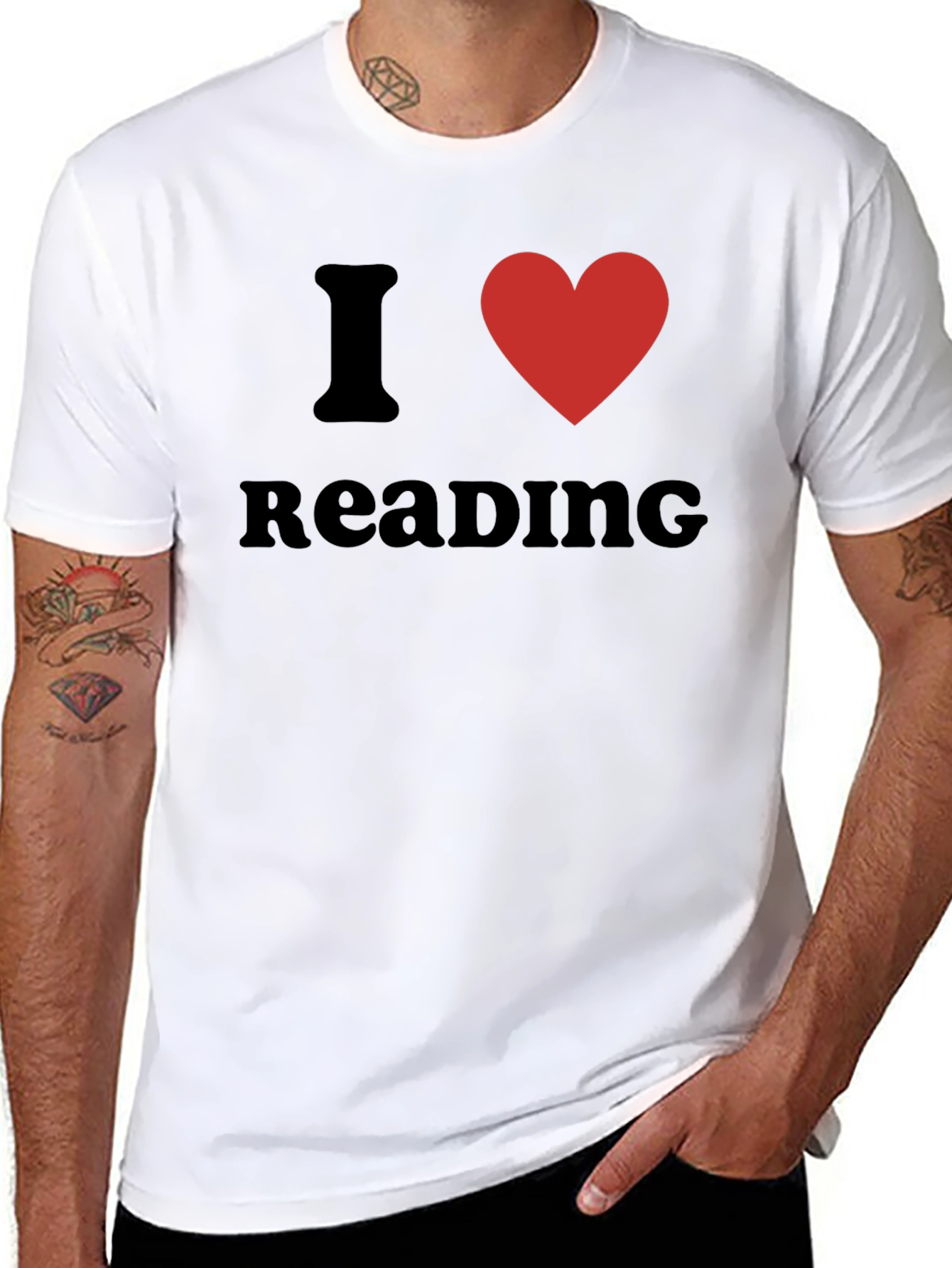 I Love Reading T-Shirt - Comfortable Cotton Blend