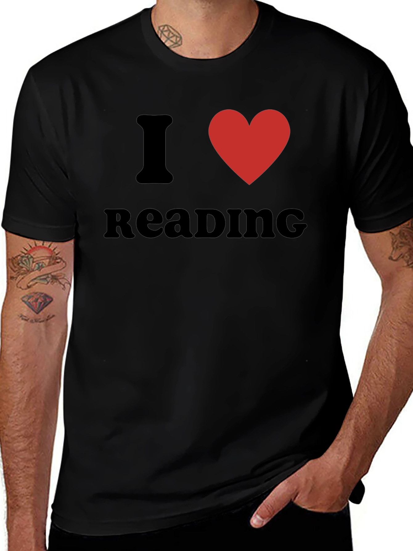 I Love Reading T-Shirt - Comfortable Cotton Blend