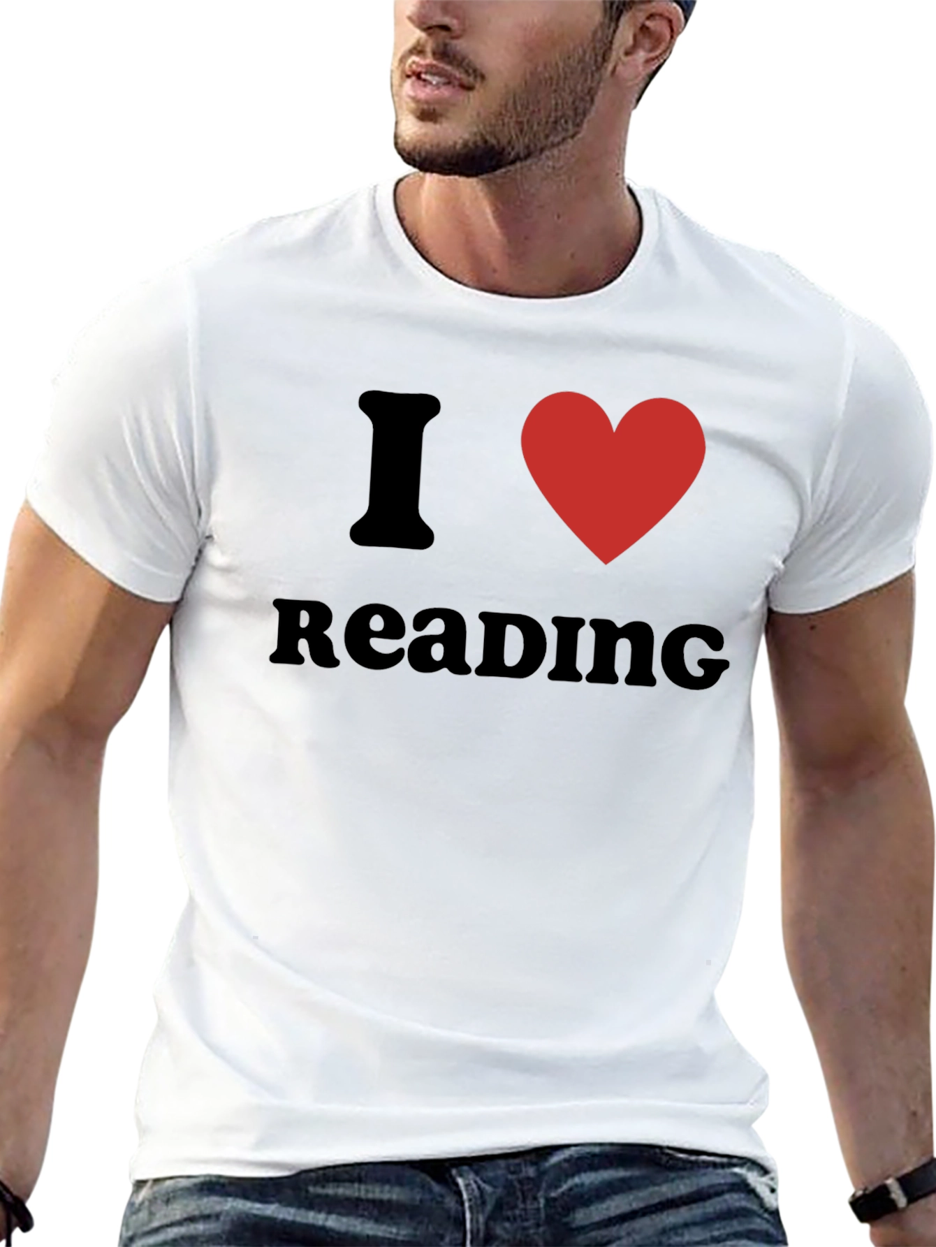 I Love Reading T-Shirt - Comfortable Cotton Blend