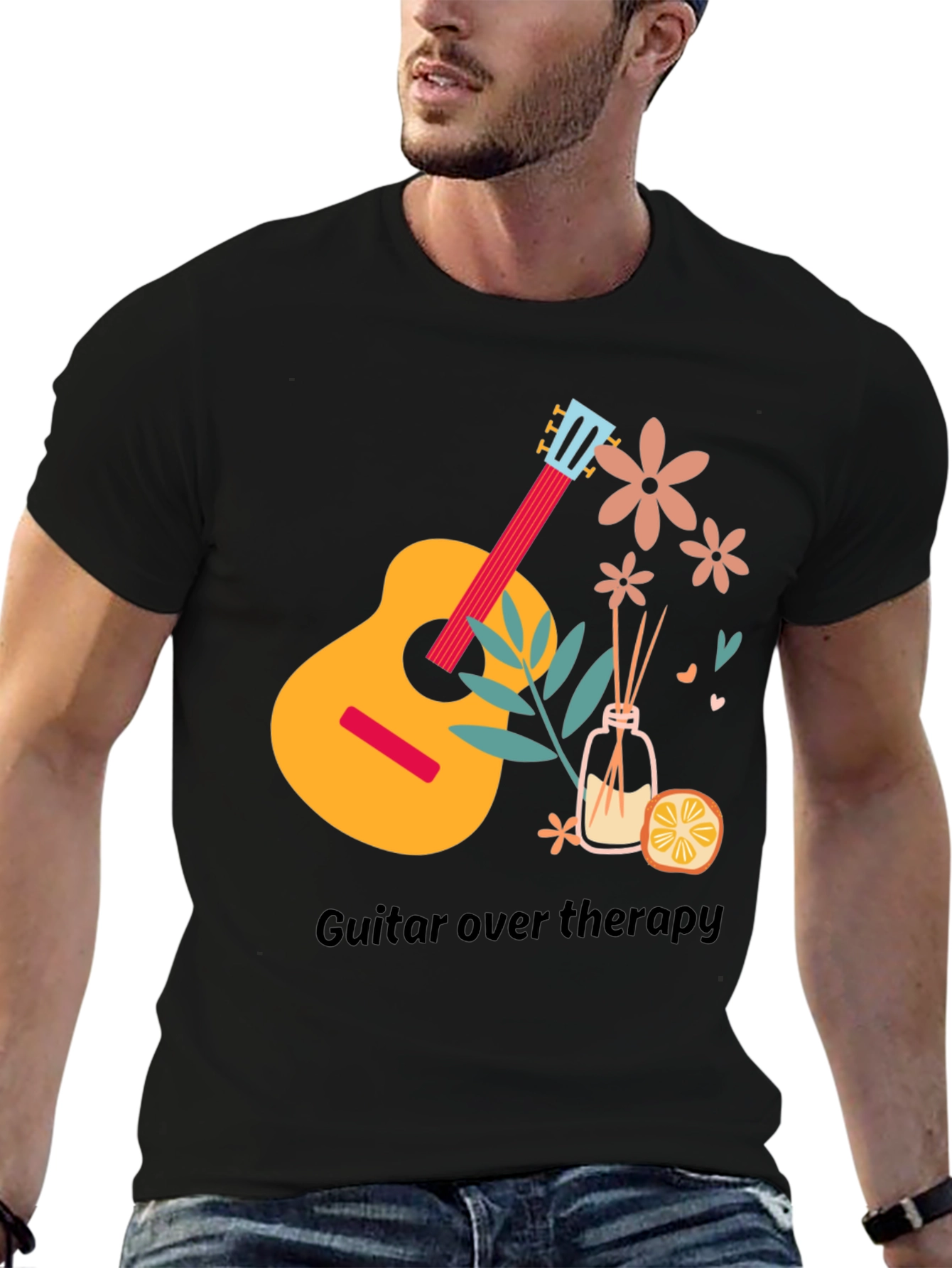 Guitar Therapy Graphic Tee
