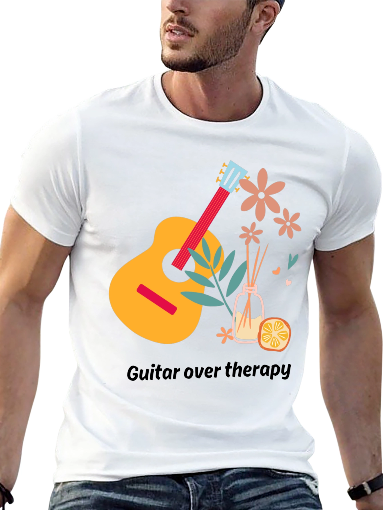 Guitar Therapy Graphic Tee
