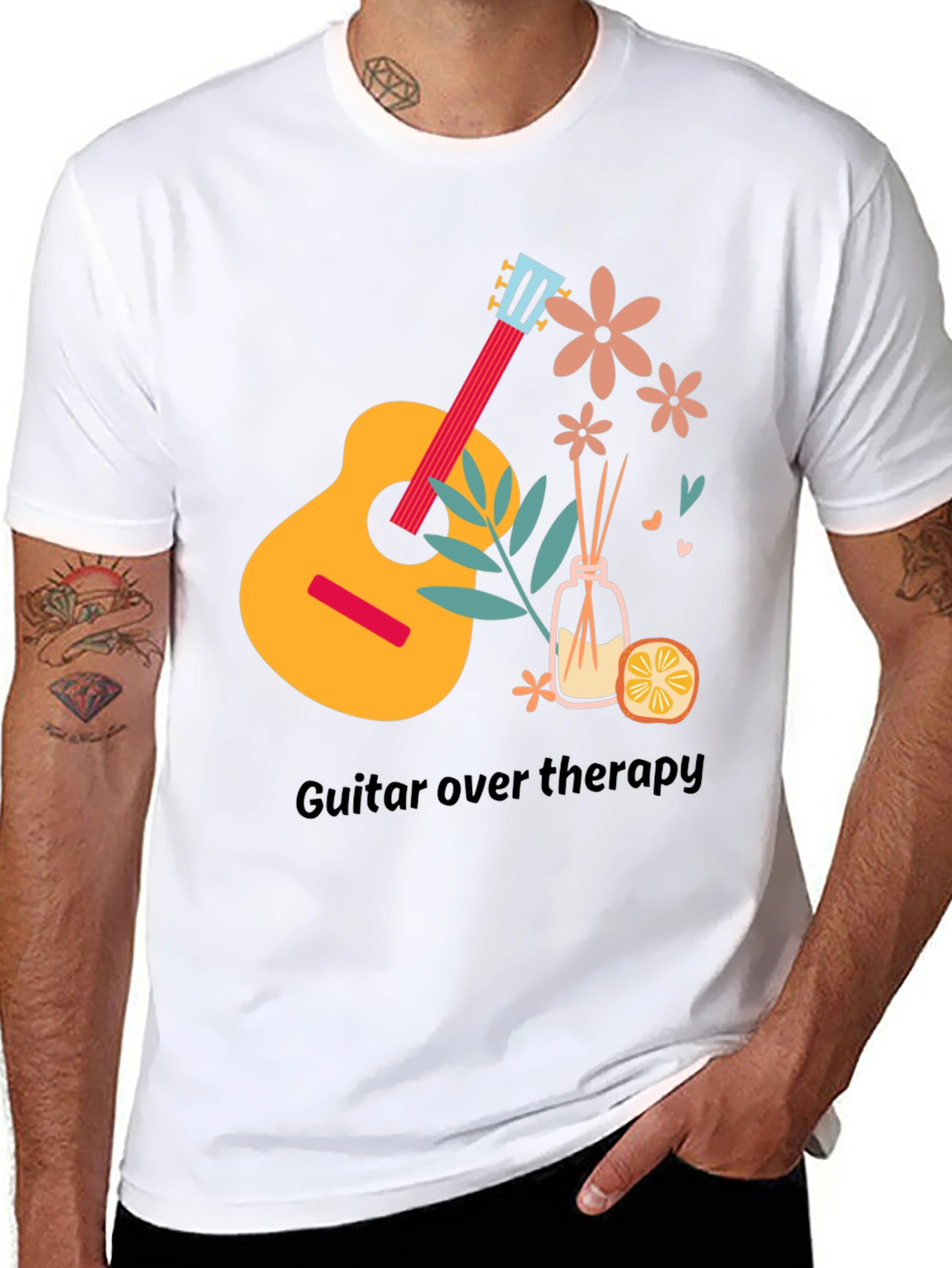 Guitar Therapy Graphic Tee