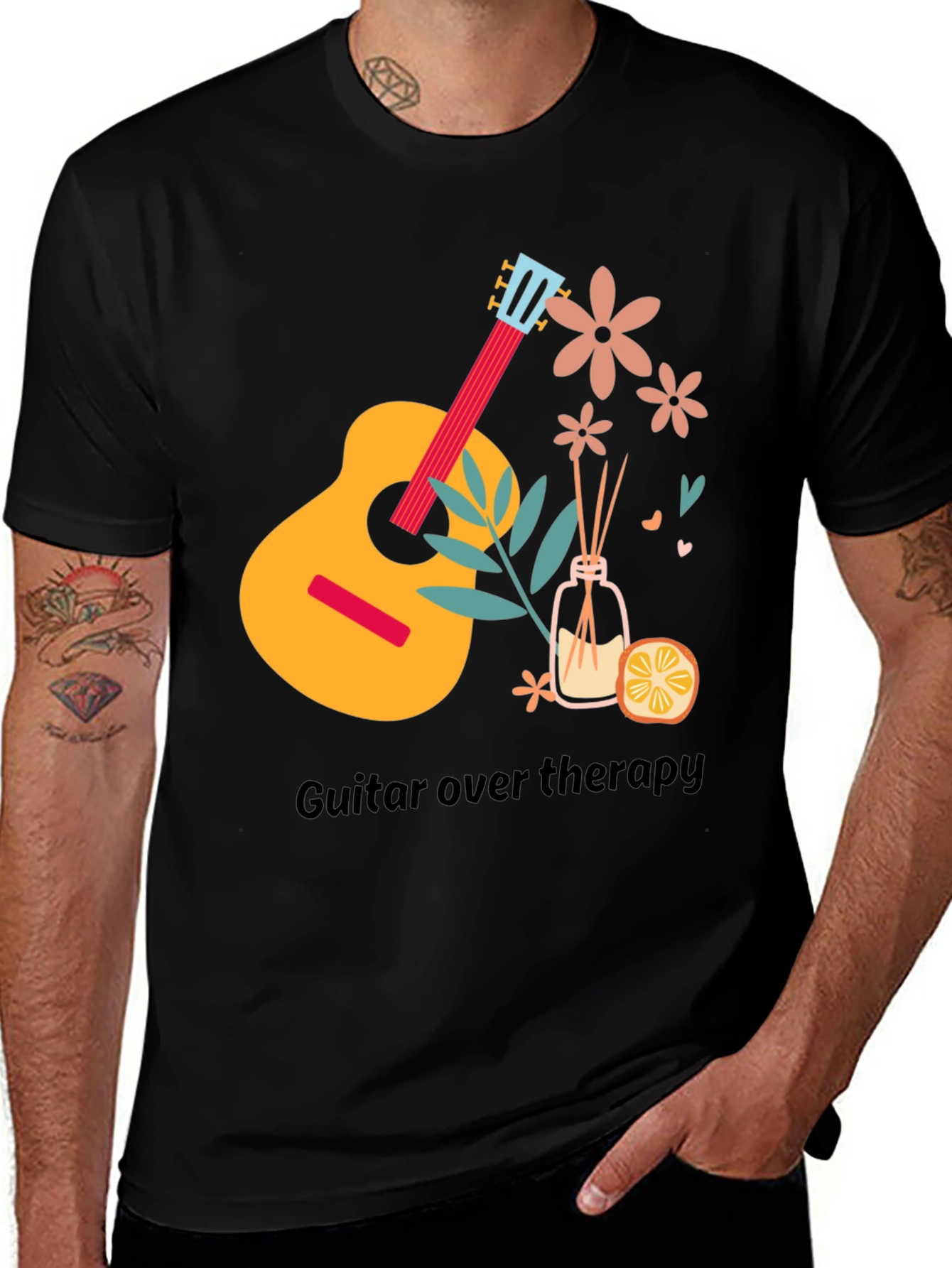 Guitar Therapy Graphic Tee