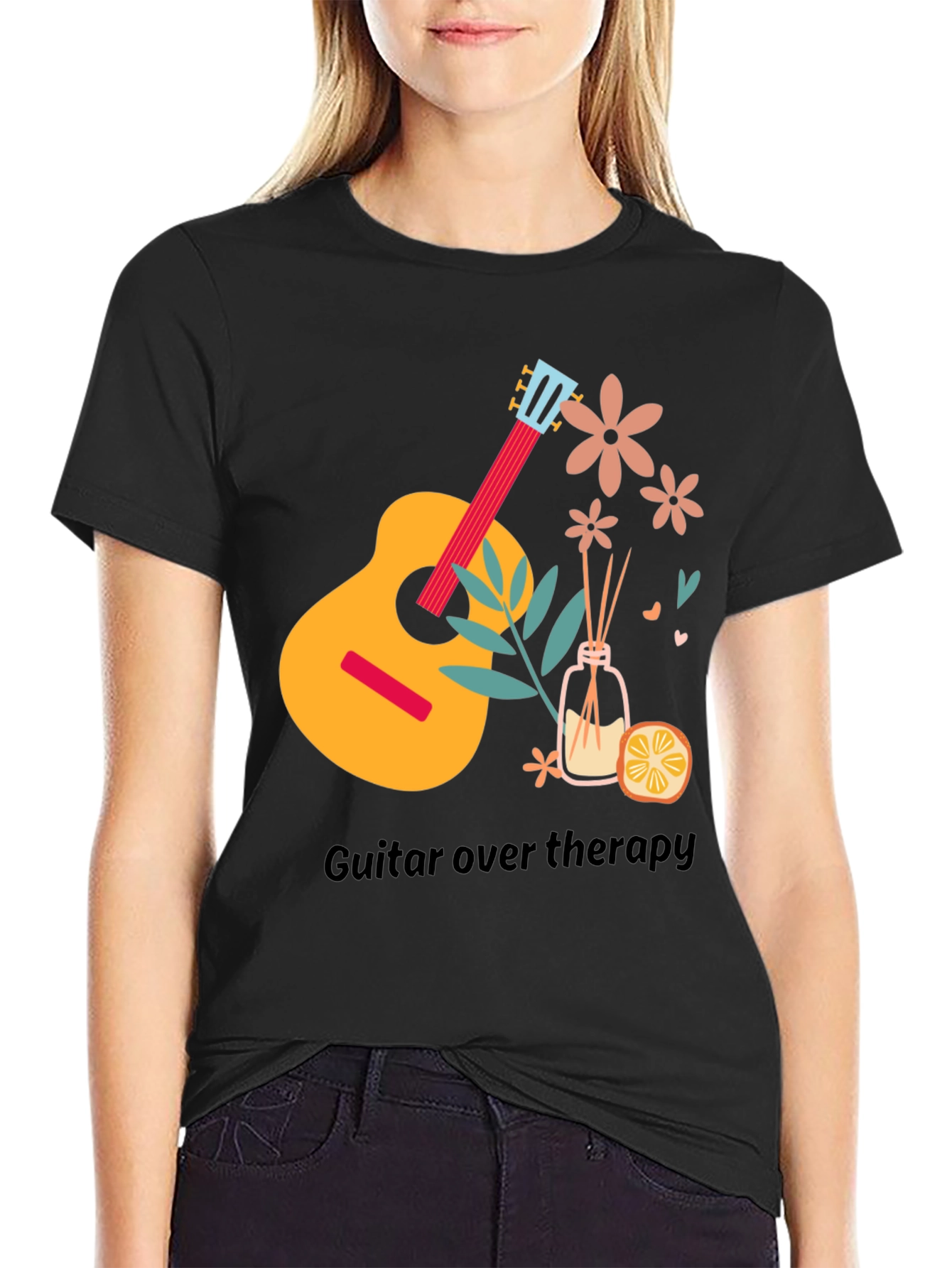 Guitar Therapy Graphic Tee