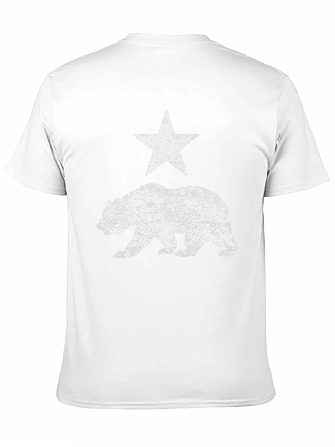 California Bear Flag T-Shirt - Distressed Graphic Tee