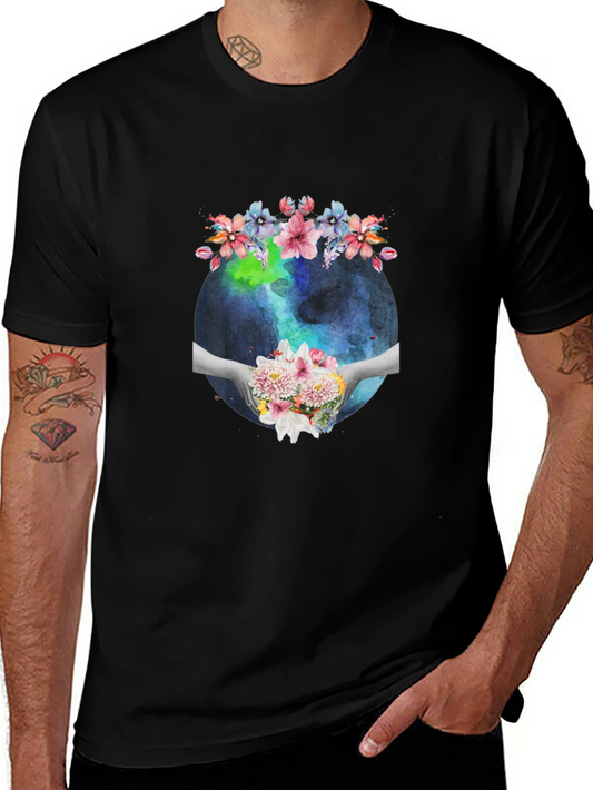 Earth Day Floral T-Shirt