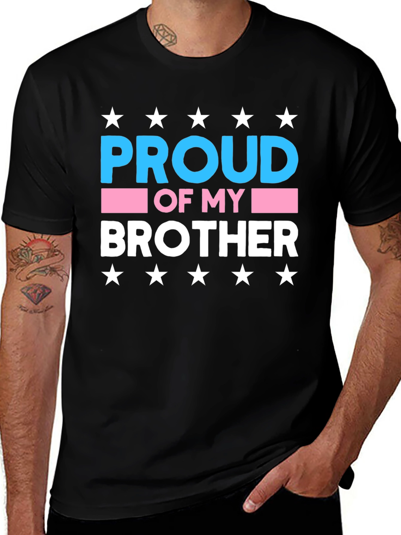 Proud of My Brother Transgender Pride T-Shirt