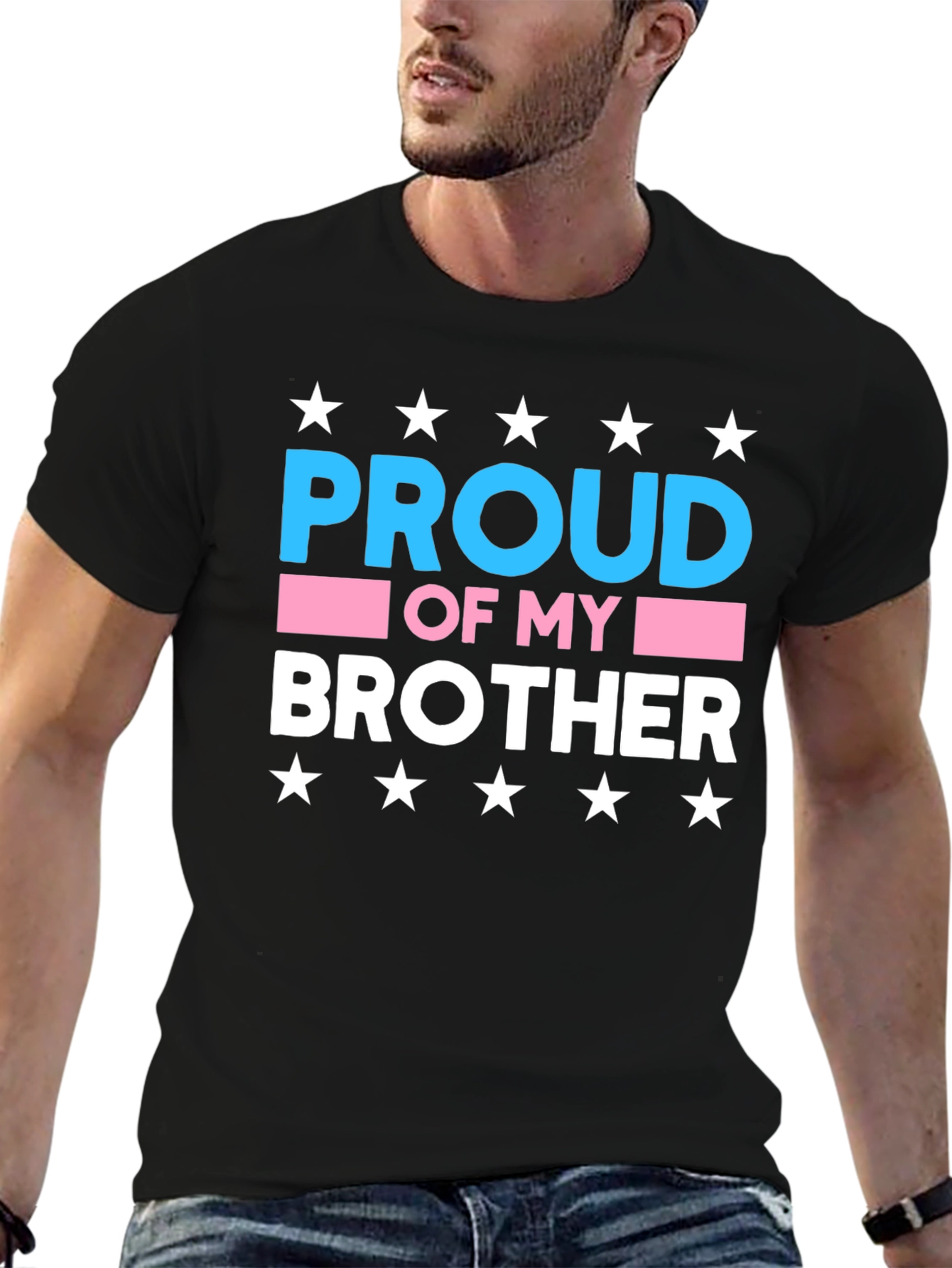 Proud of My Brother Transgender Pride T-Shirt