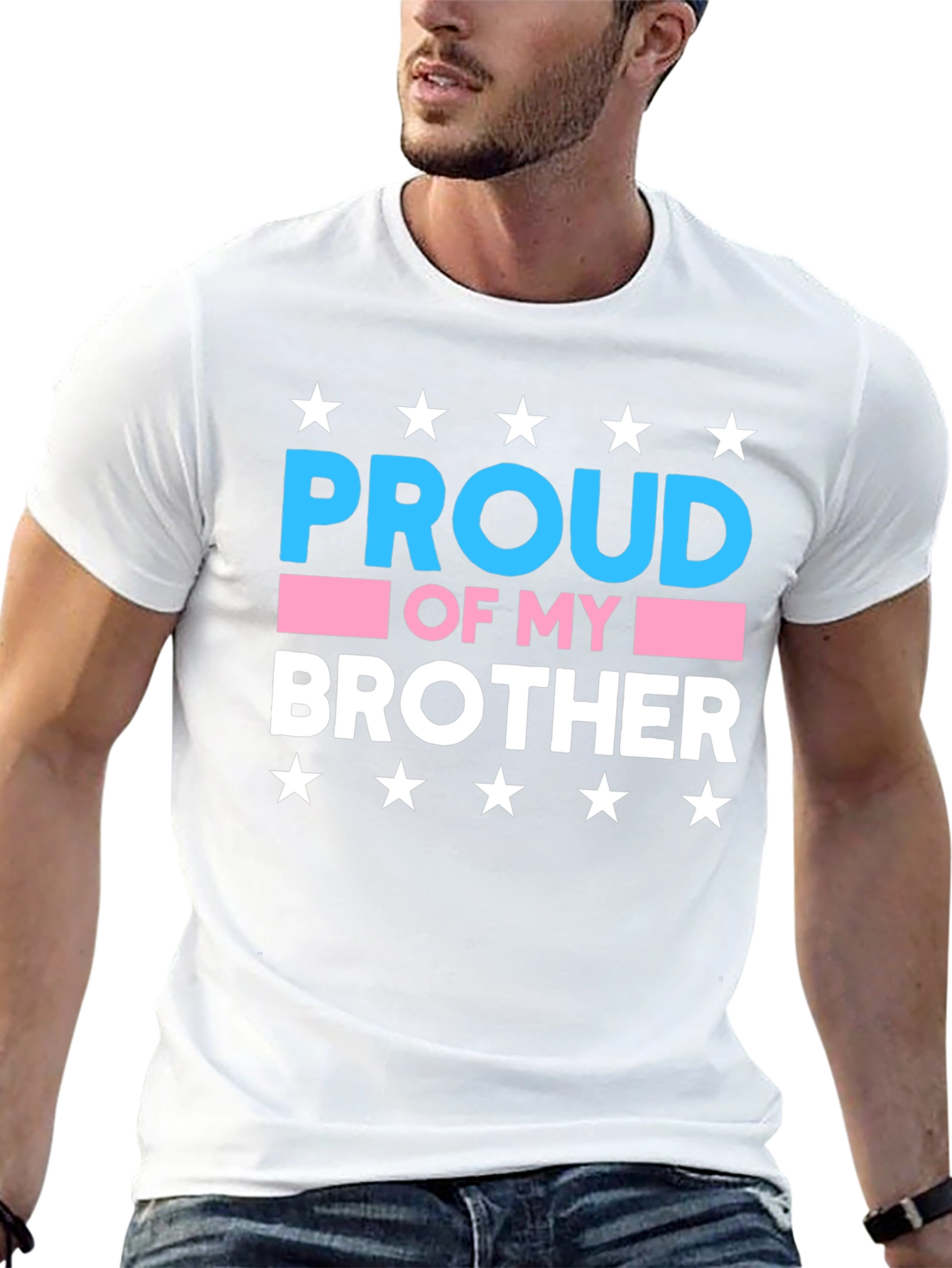 Proud of My Brother Transgender Pride T-Shirt