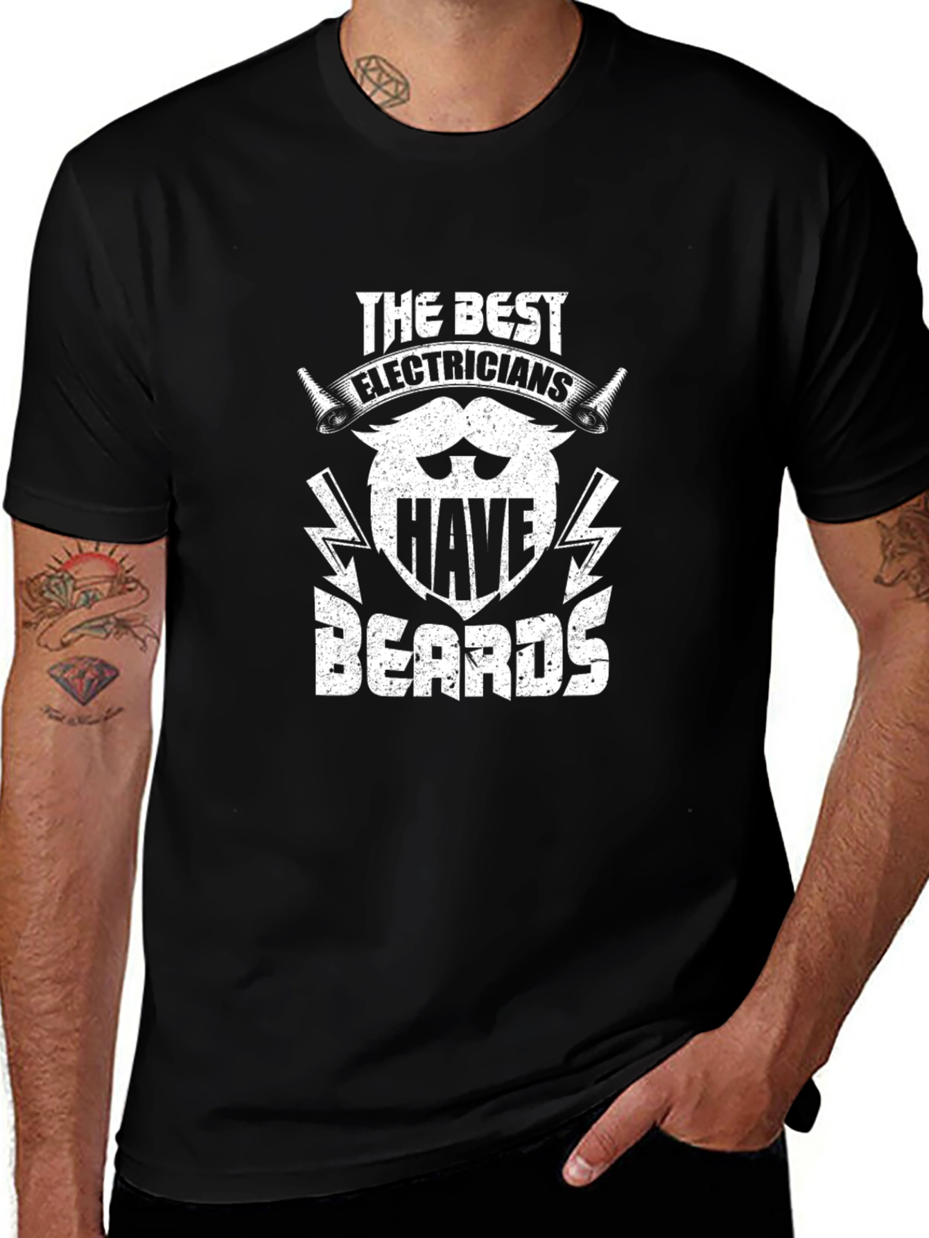 Electricians With Beards T-Shirt - Funny Gift
