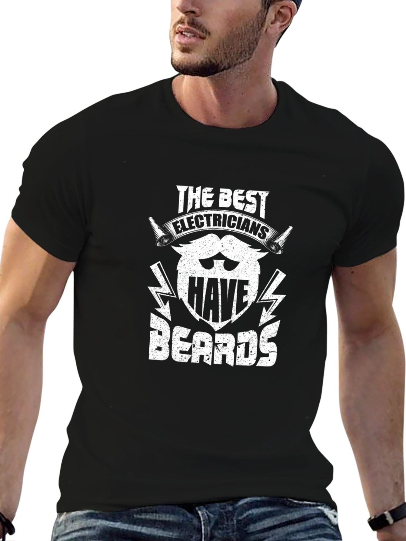 Electricians With Beards T-Shirt - Funny Gift