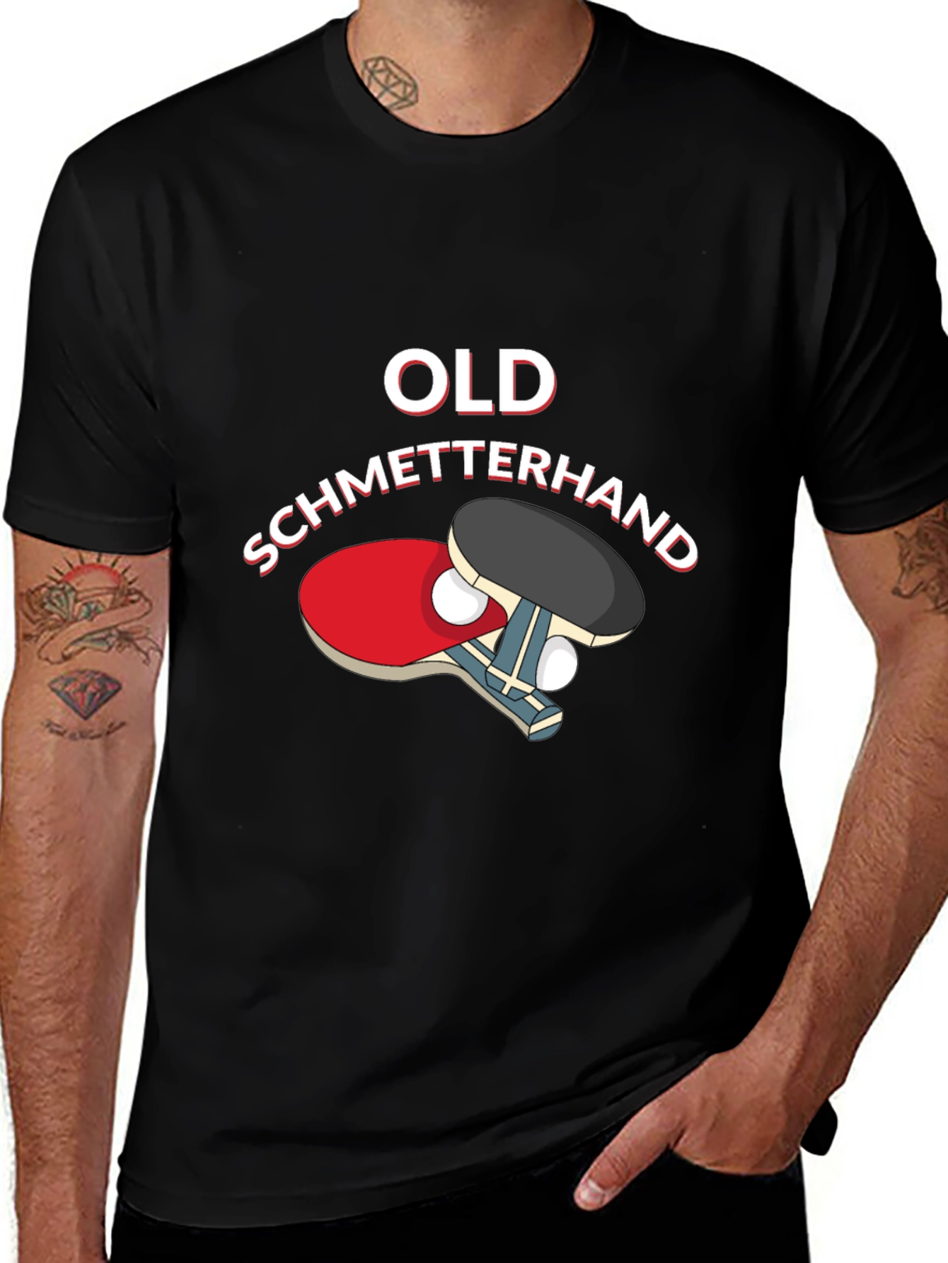 Old Schmetterhand Table Tennis T-Shirt