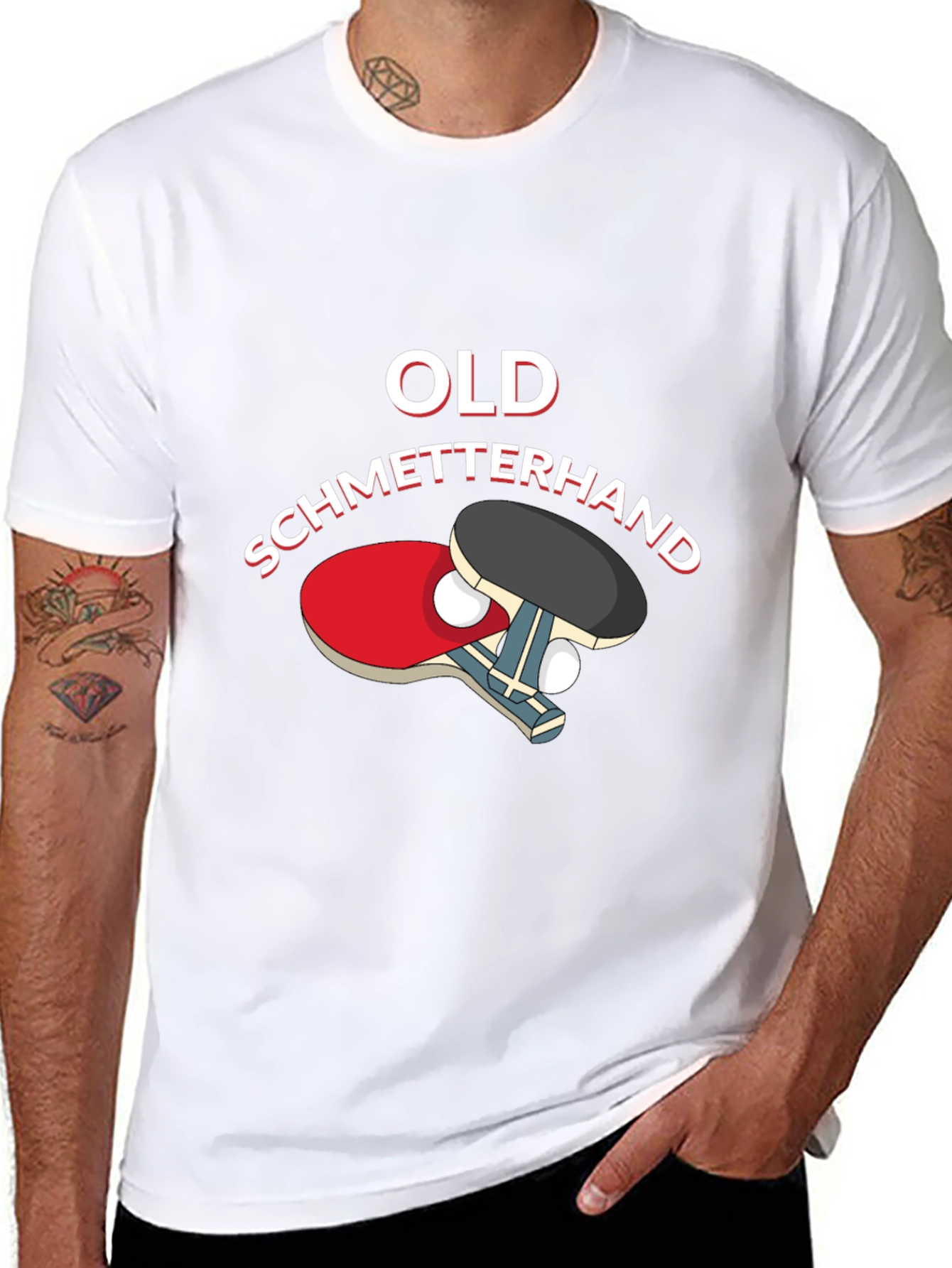 Old Schmetterhand Table Tennis T-Shirt