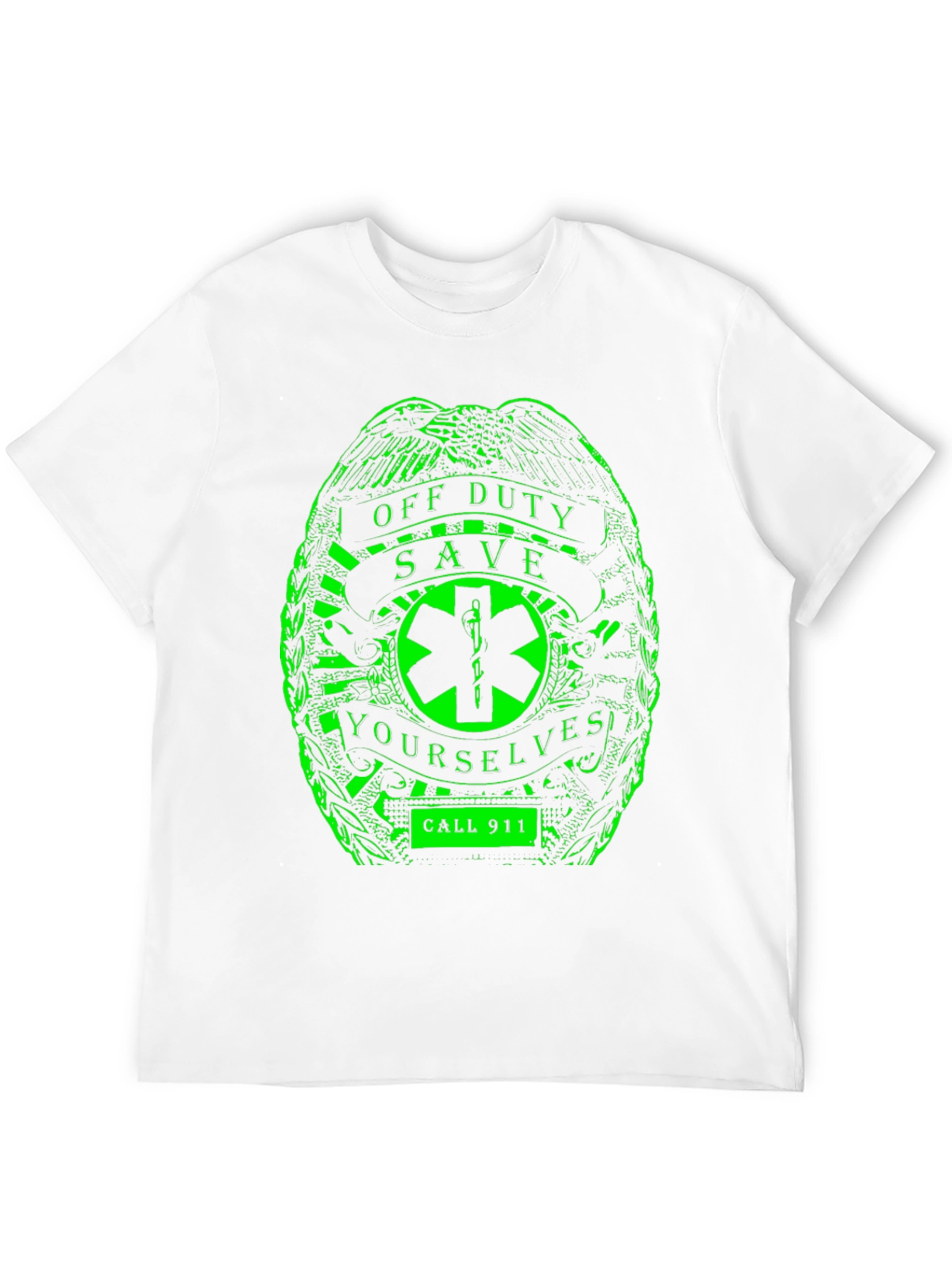 Off Duty Save Yourselves Black T-Shirt