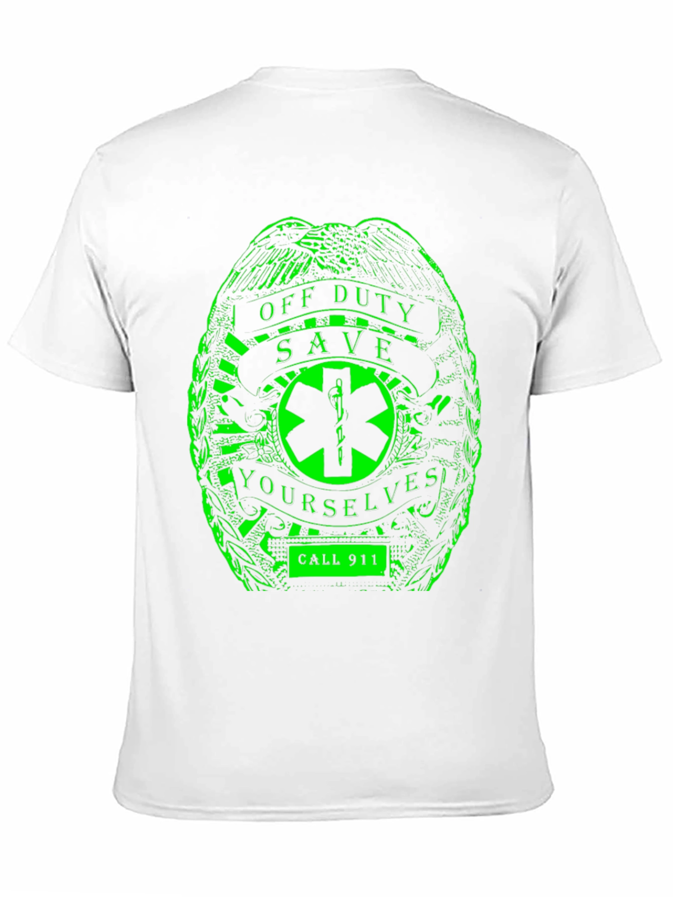 Off Duty Save Yourselves Black T-Shirt