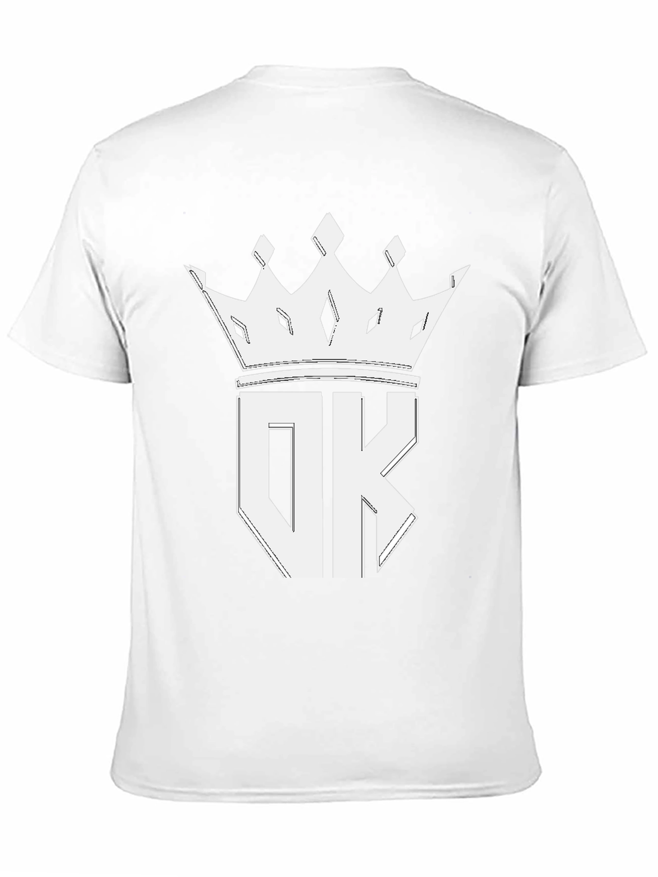 OK Crown Graphic Tee - Stylish Black T-Shirt
