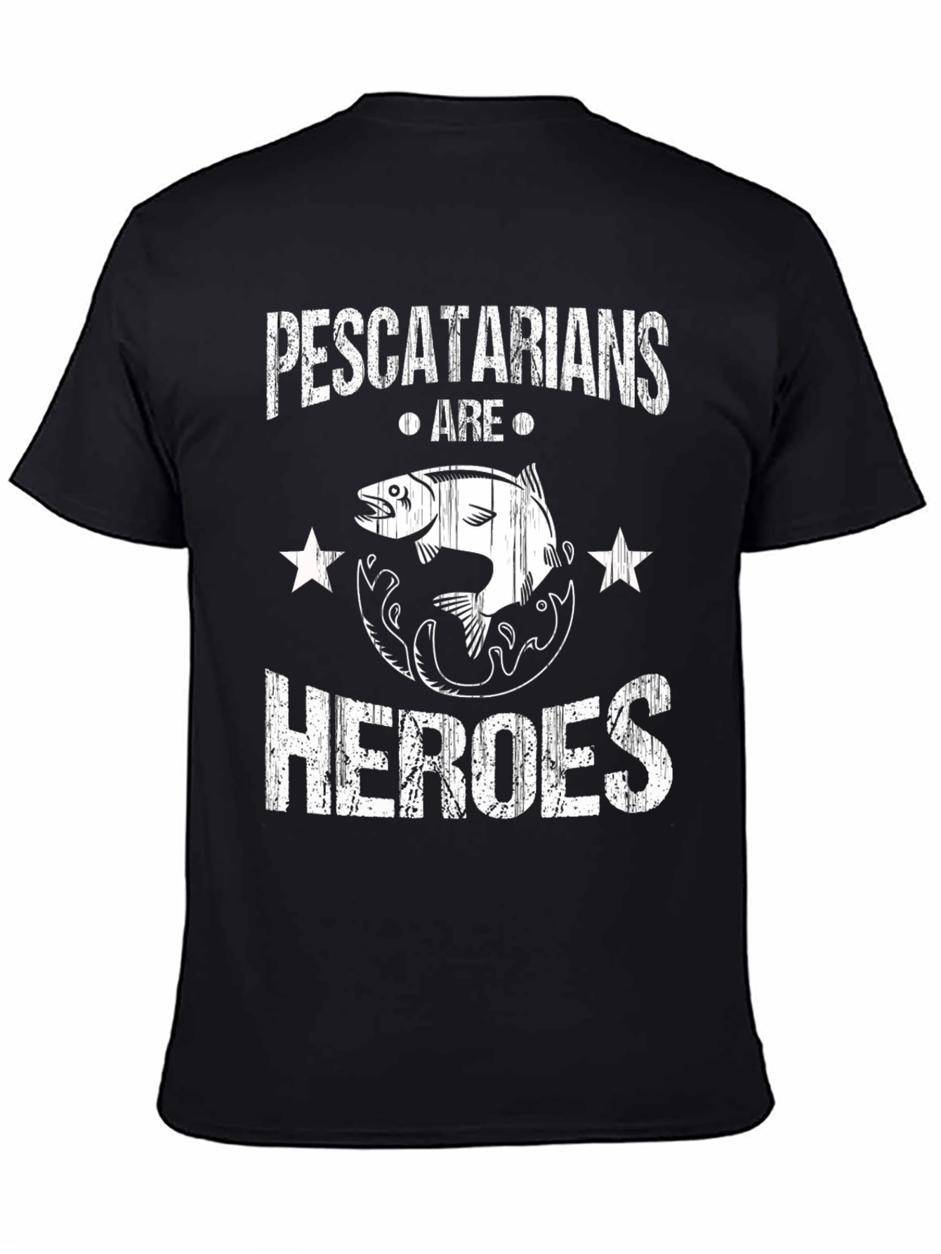 Pescetarian Hero Graphic Tee