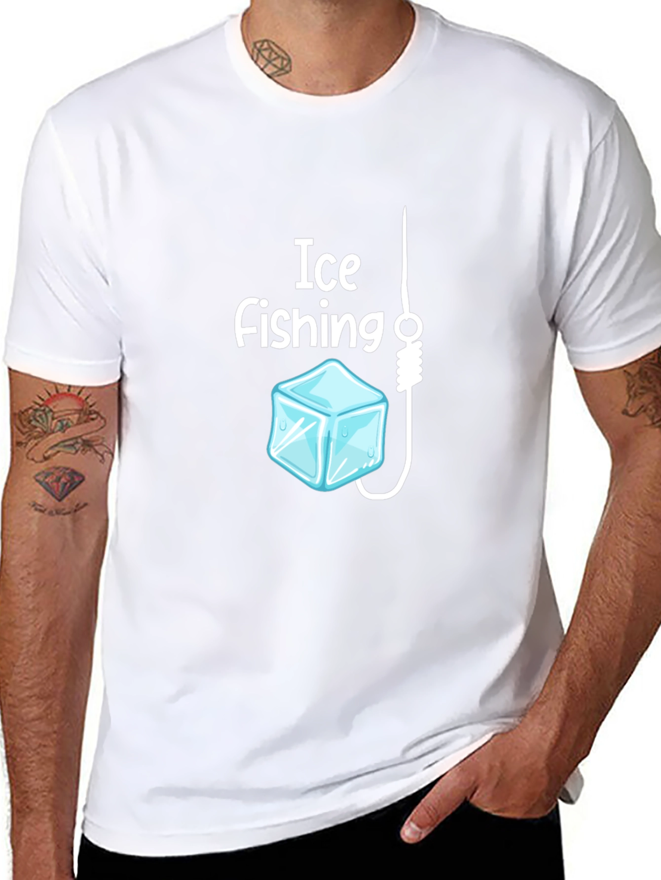 Ice Fishing Graphic Tee