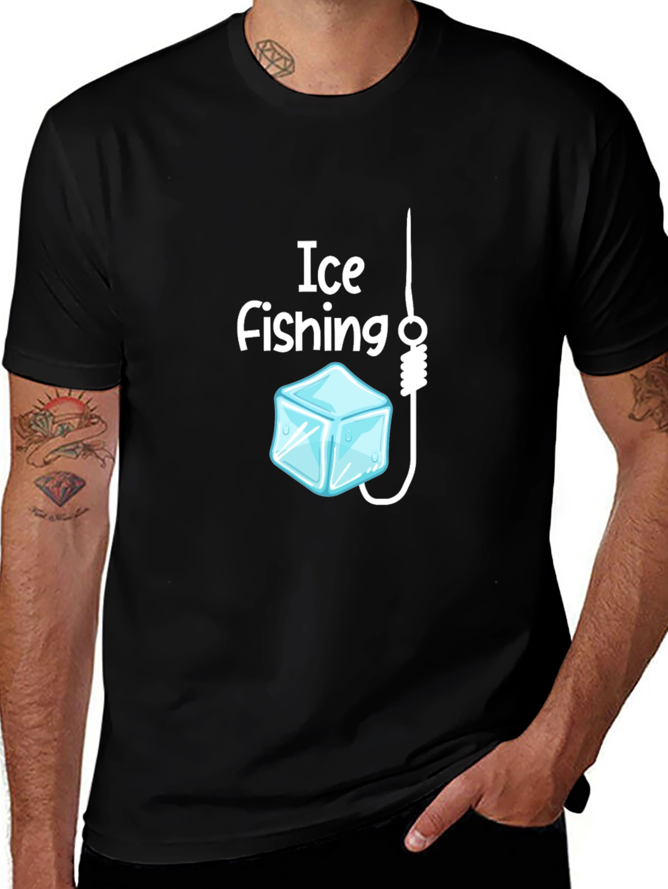 Ice Fishing Graphic Tee