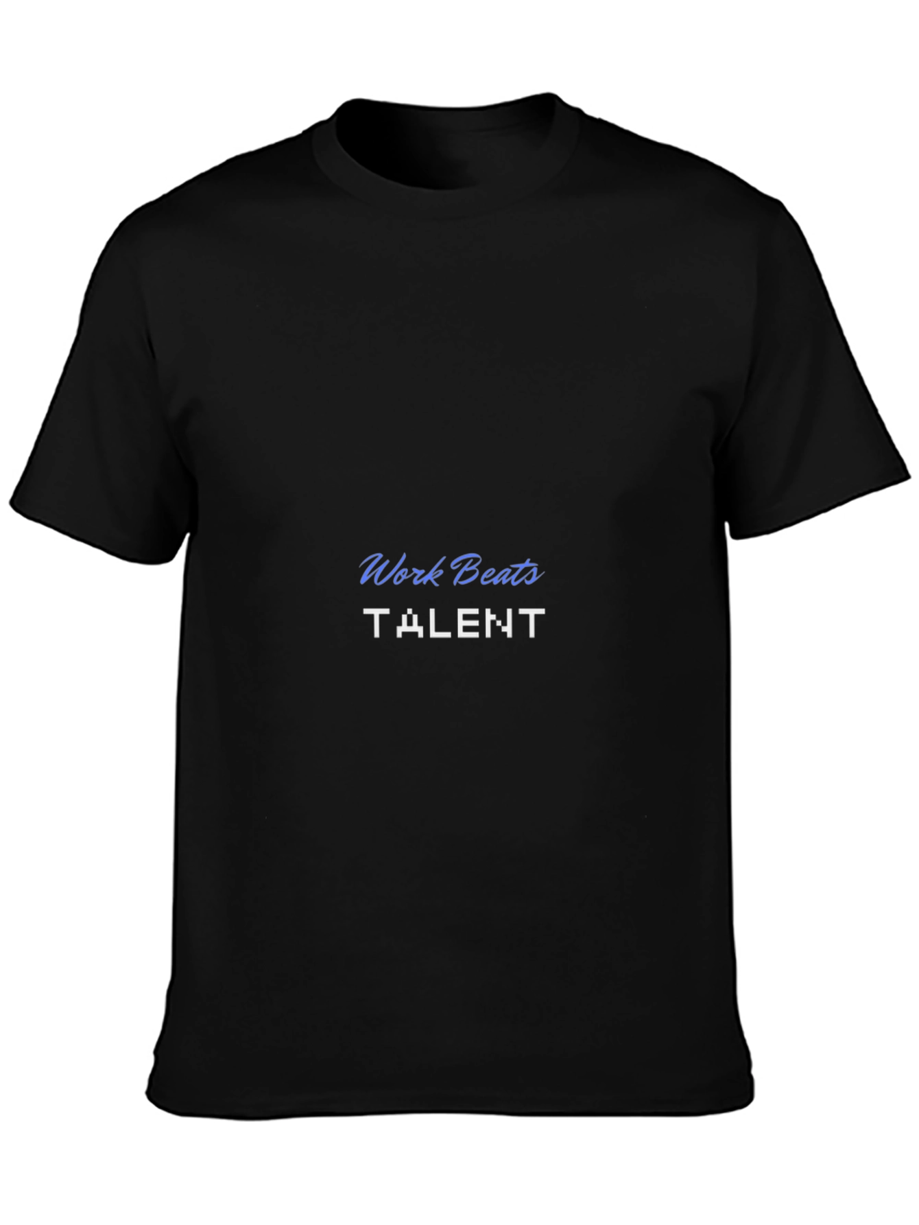 Work Beats Talent Graphic Tee - Black