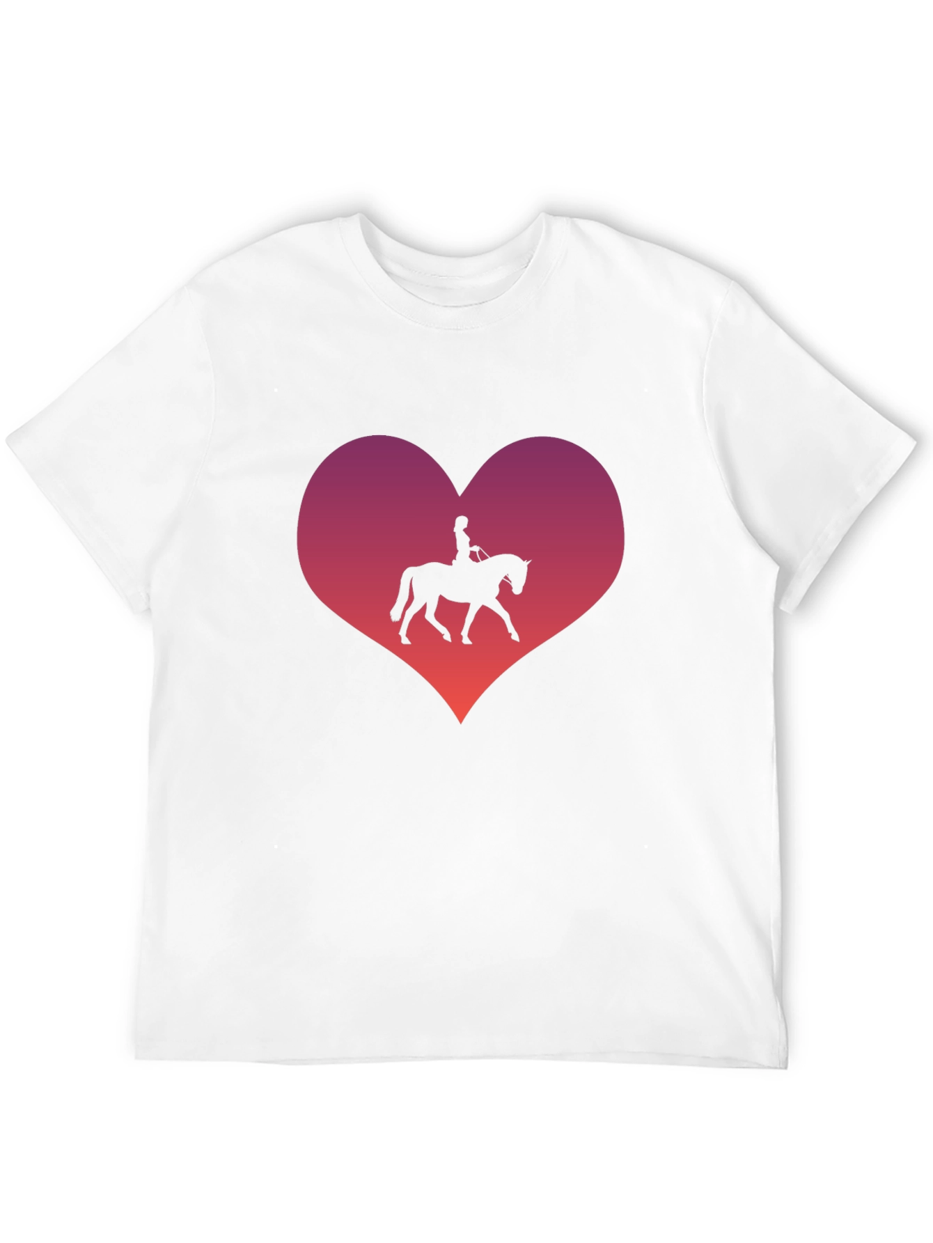 Equestrian Heart T-Shirt - Horse Lovers Gift
