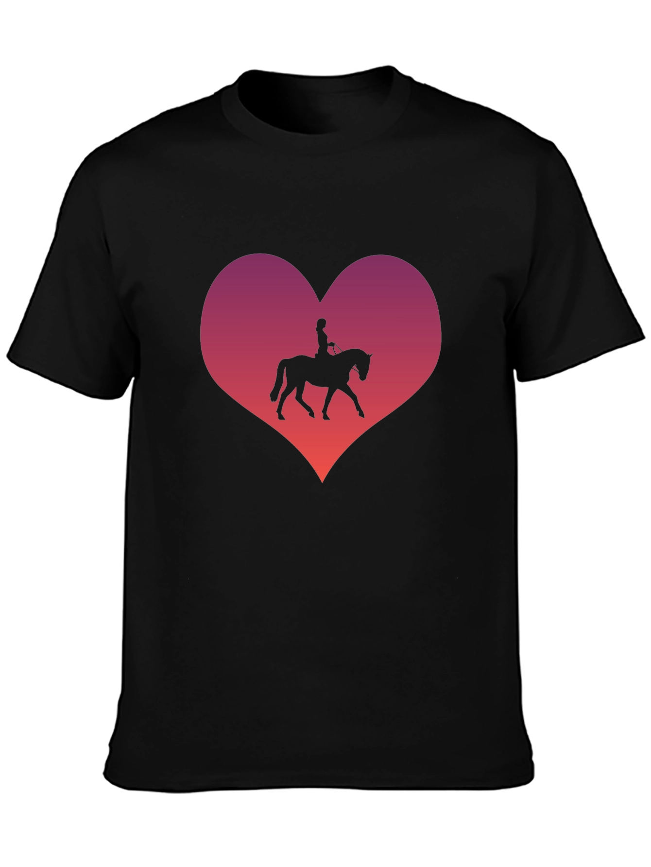 Equestrian Heart T-Shirt - Horse Lovers Gift