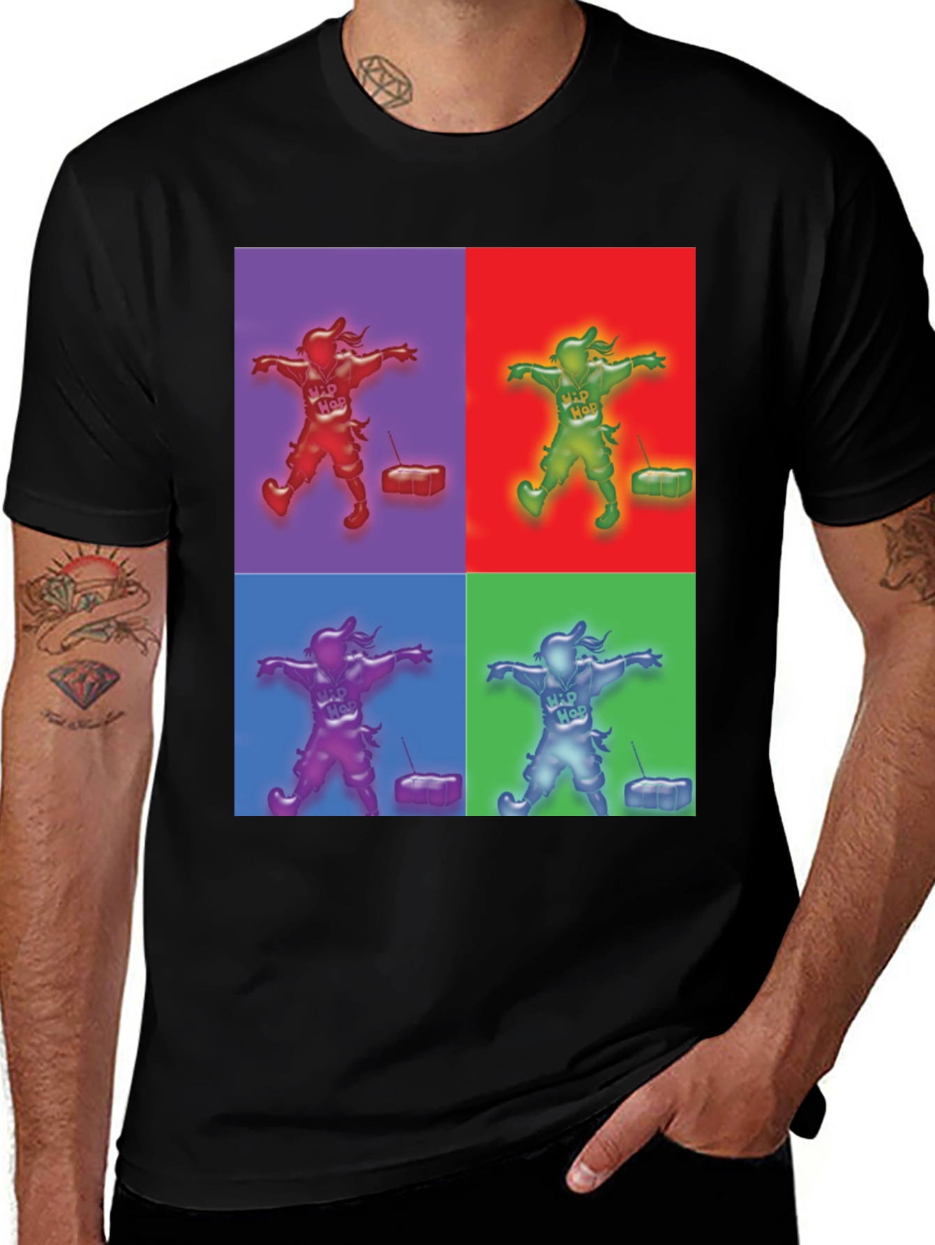 Retro Hip Hop Pop Art T-Shirt