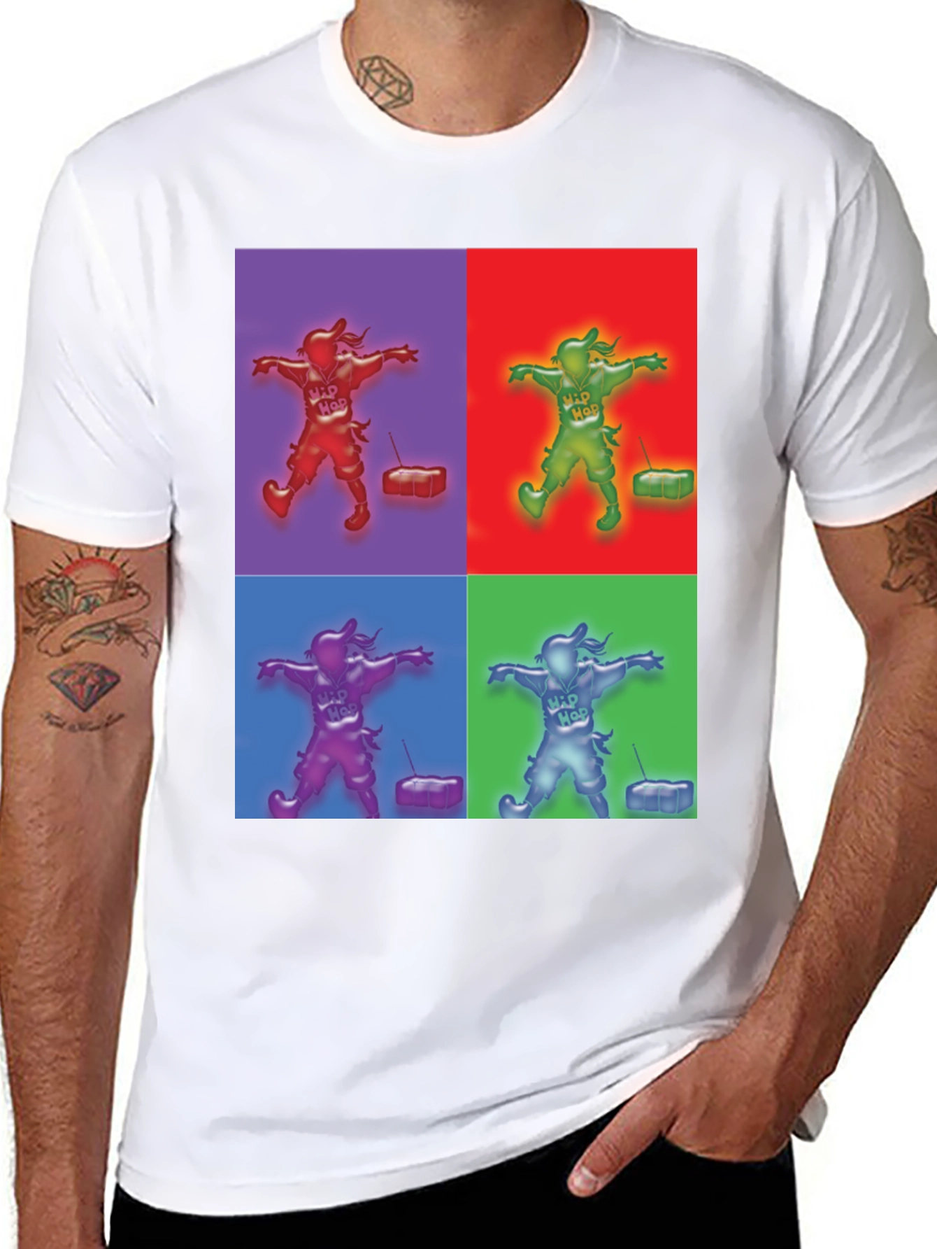 Retro Hip Hop Pop Art T-Shirt