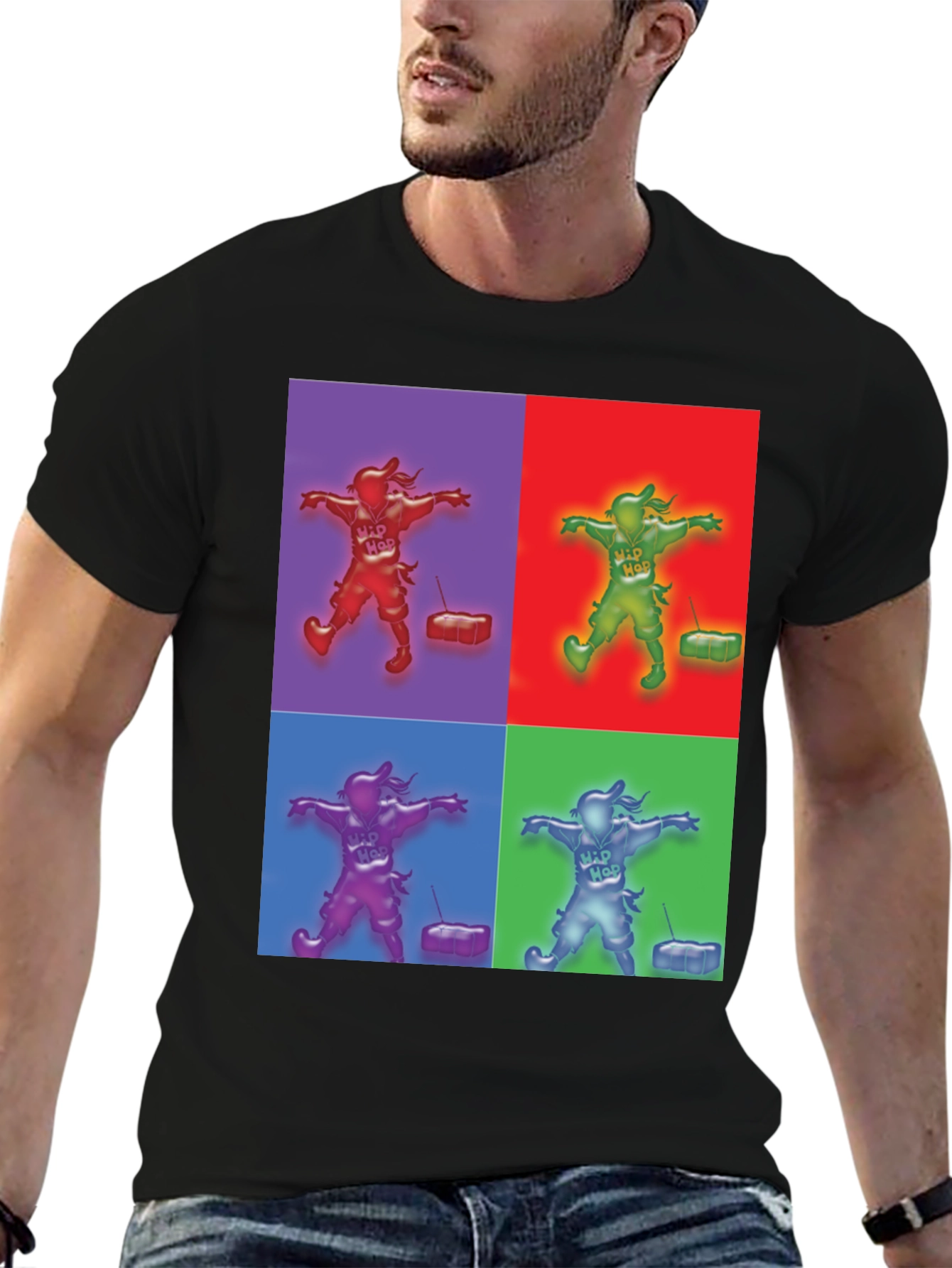 Retro Hip Hop Pop Art T-Shirt
