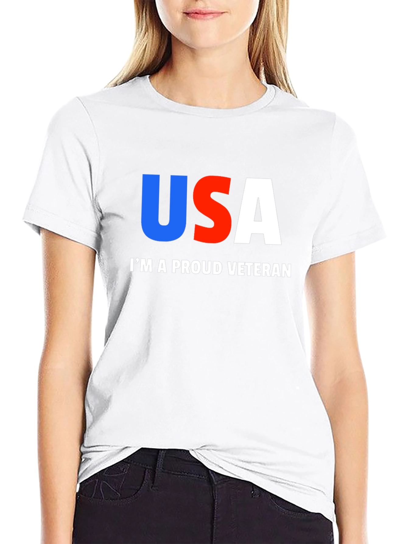 Proud Veteran USA Graphic T-Shirt