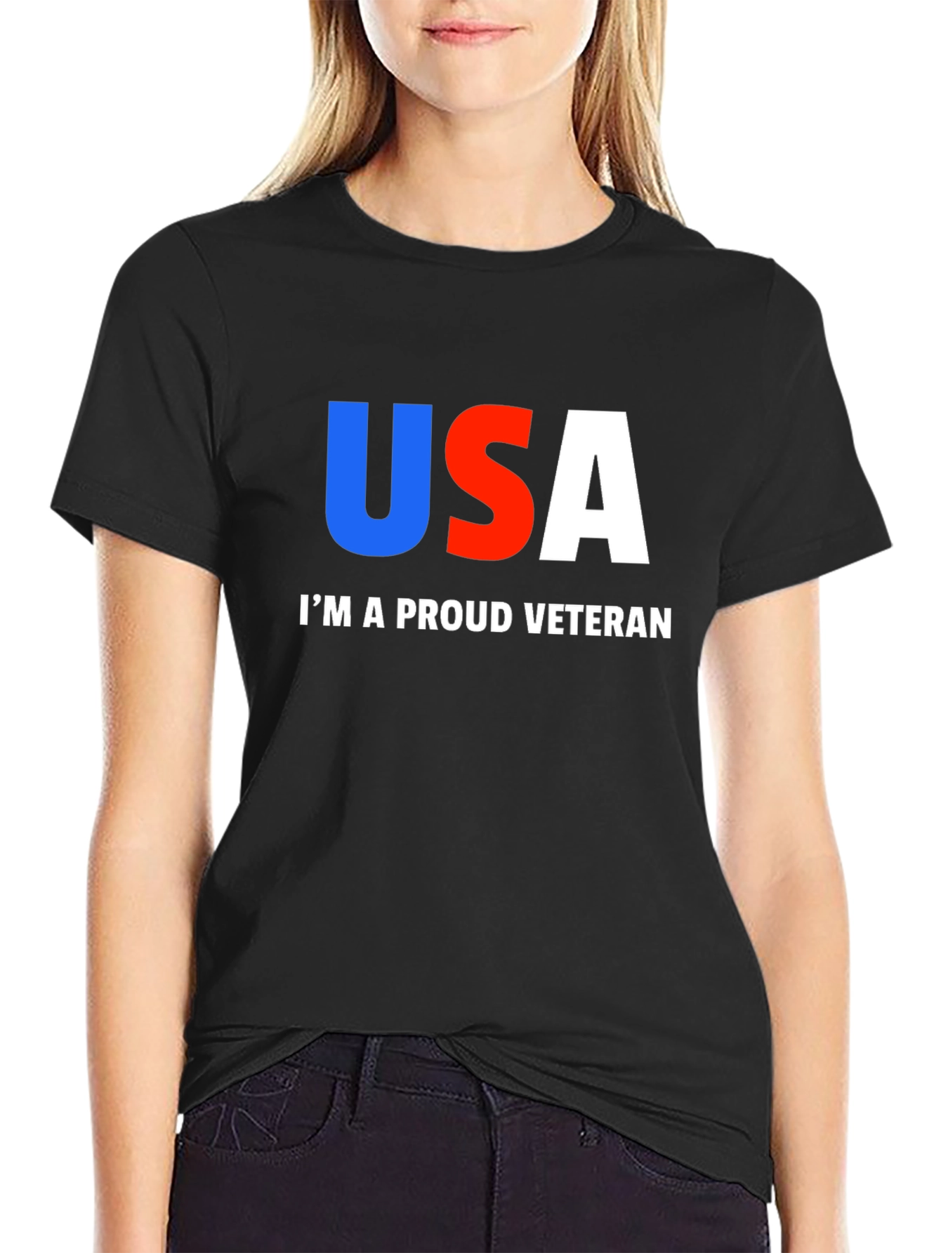 Proud Veteran USA Graphic T-Shirt