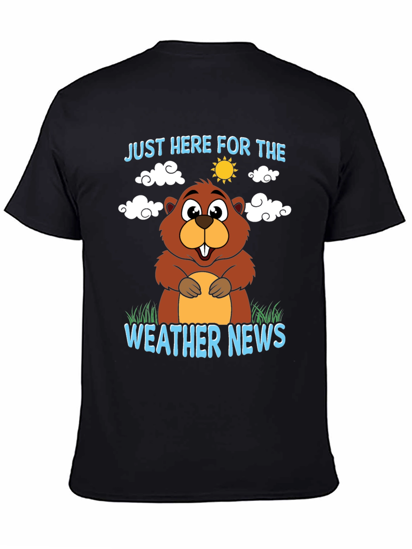 Funny Groundhog Weather News Graphic Tee
