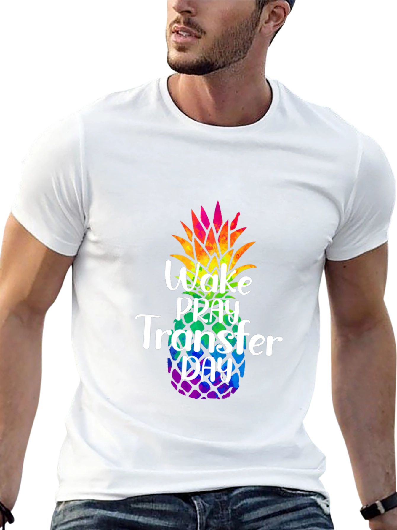 Wake Pray Transfer Day Pineapple T-Shirt