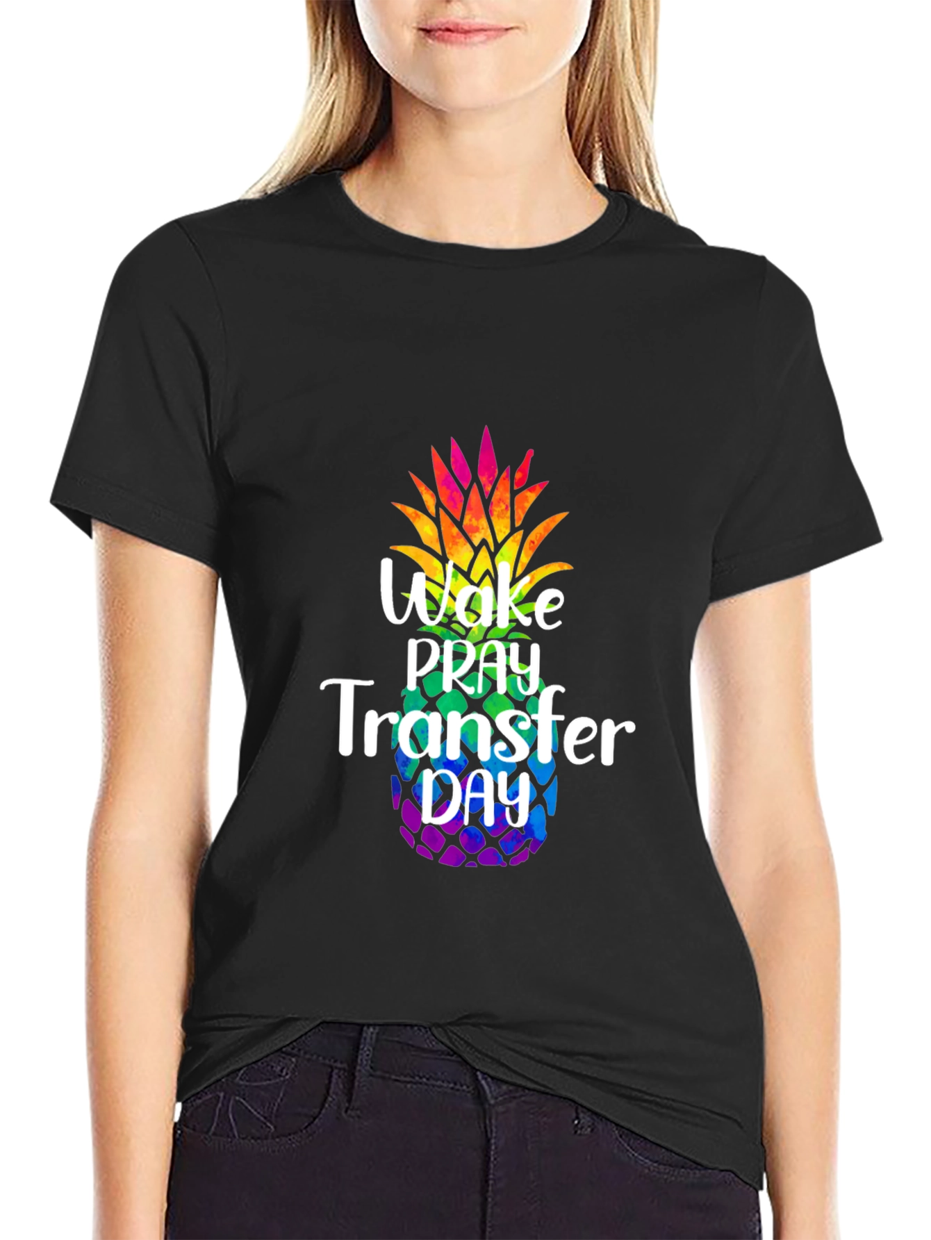 Wake Pray Transfer Day Pineapple T-Shirt