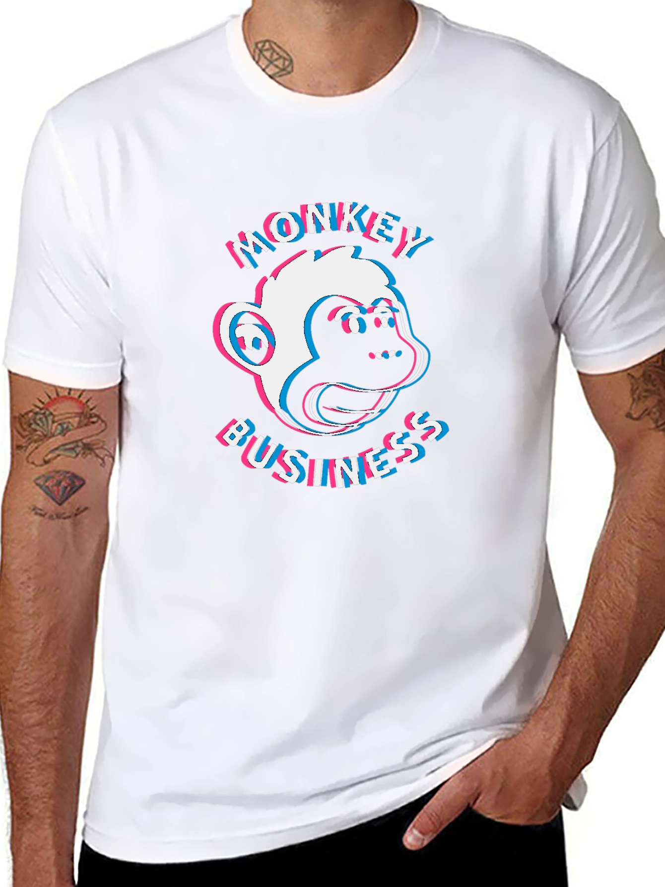 Monkey Business Graphic T-Shirt