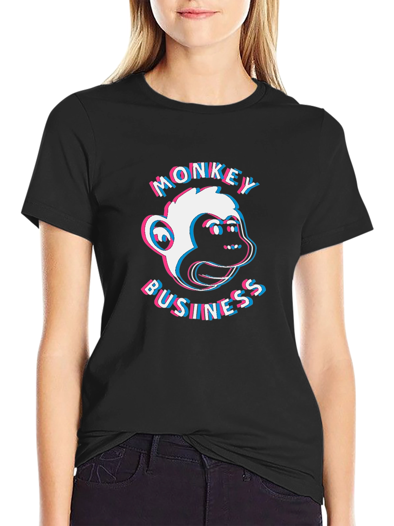 Monkey Business Graphic T-Shirt