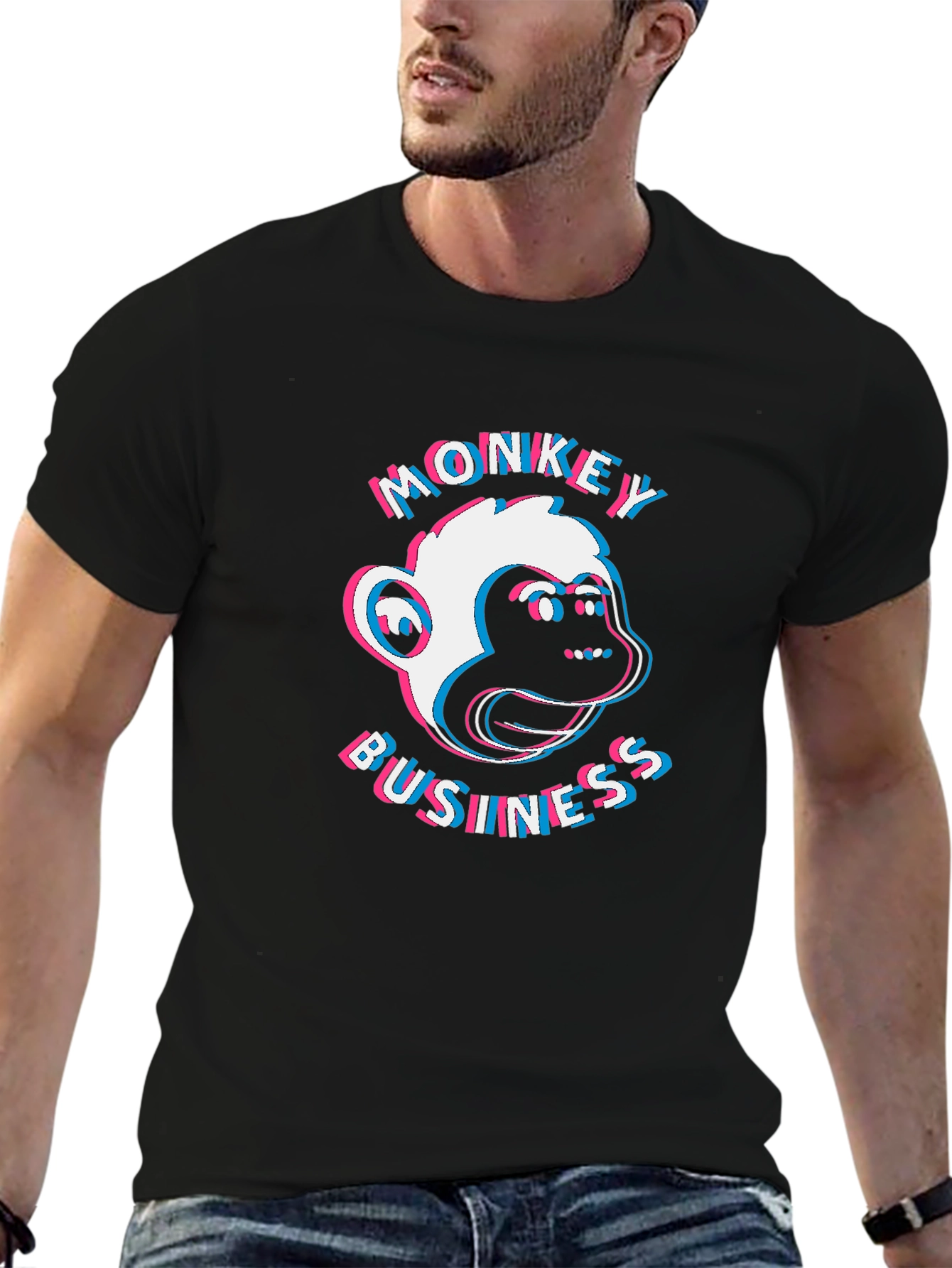 Monkey Business Graphic T-Shirt