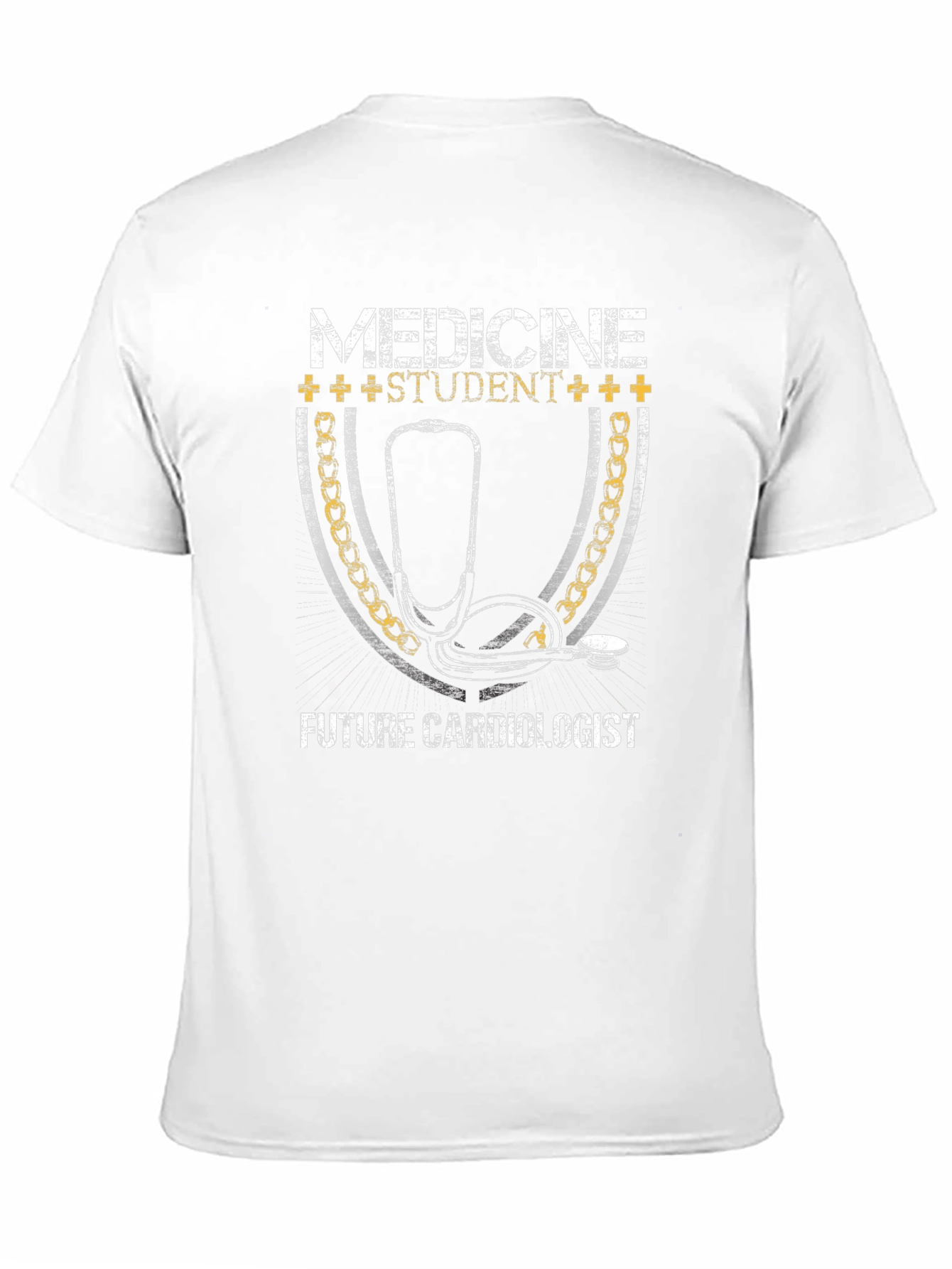 Medicine Student Future Cardiologist Black Graphic T-Shirt